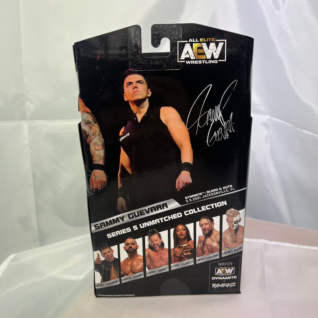 Sammy Guevara AEW Unmatched 5 Signed Action Figure
