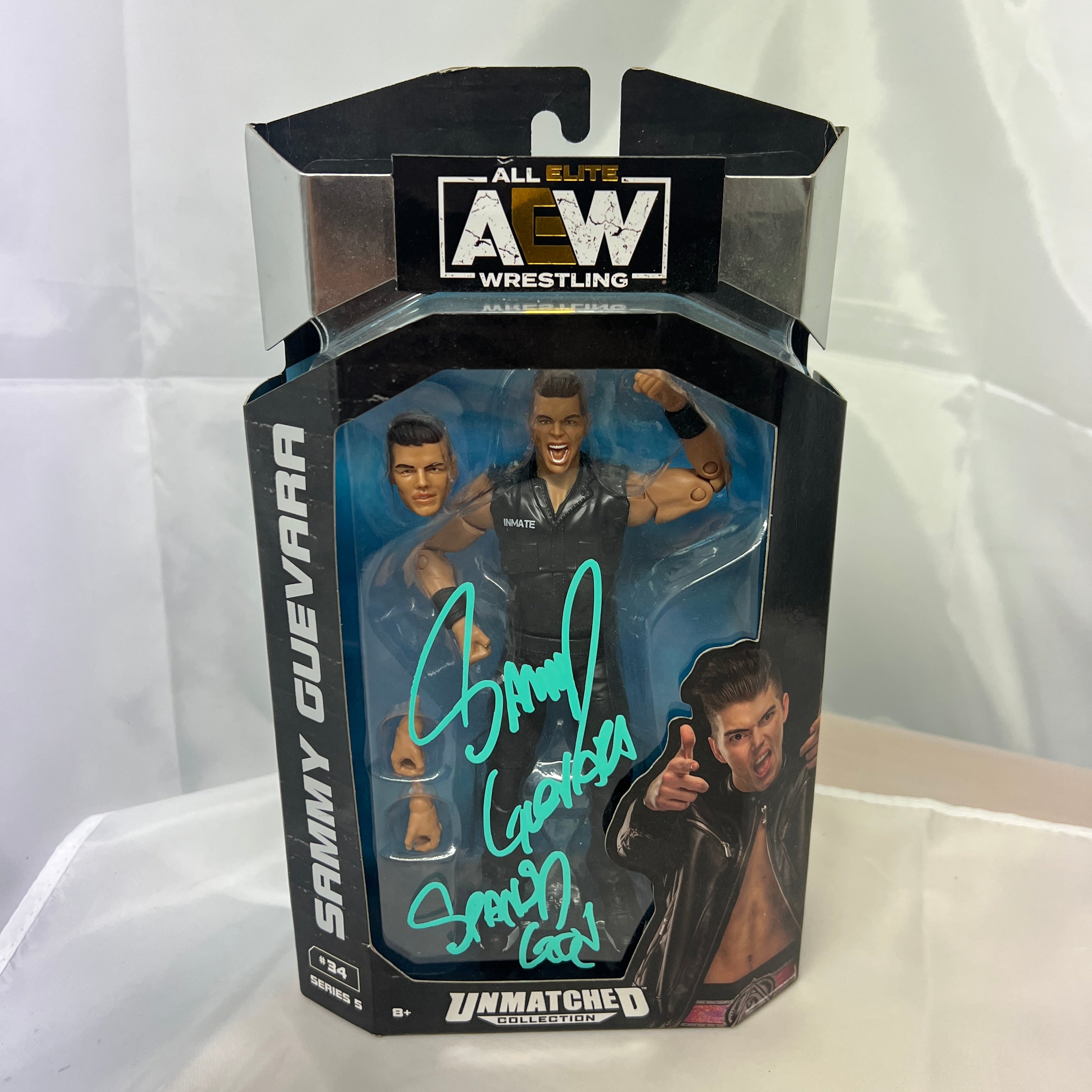 Sammy Guevara AEW Unmatched 5 Signed Action Figure