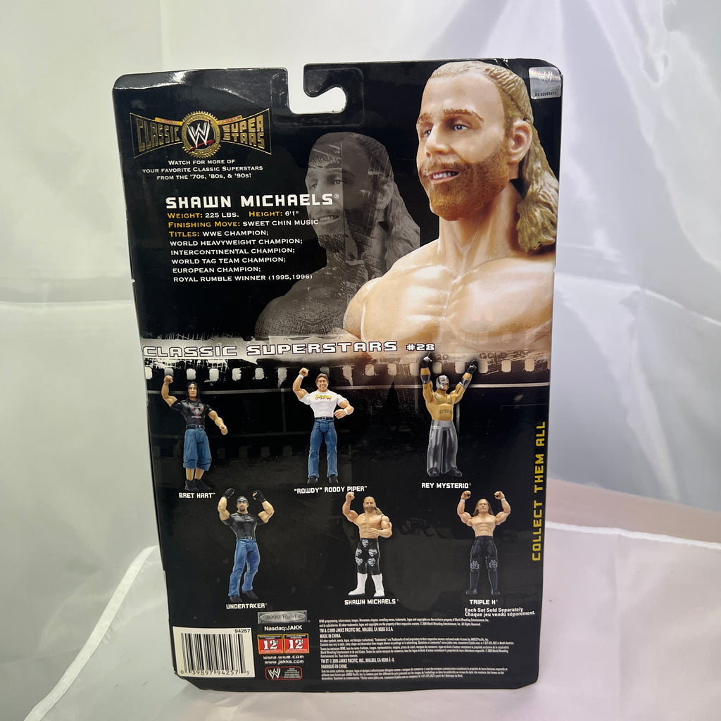 Shawn Michaels Signed WWE Classic Superstars 28 Autograph Action Figure