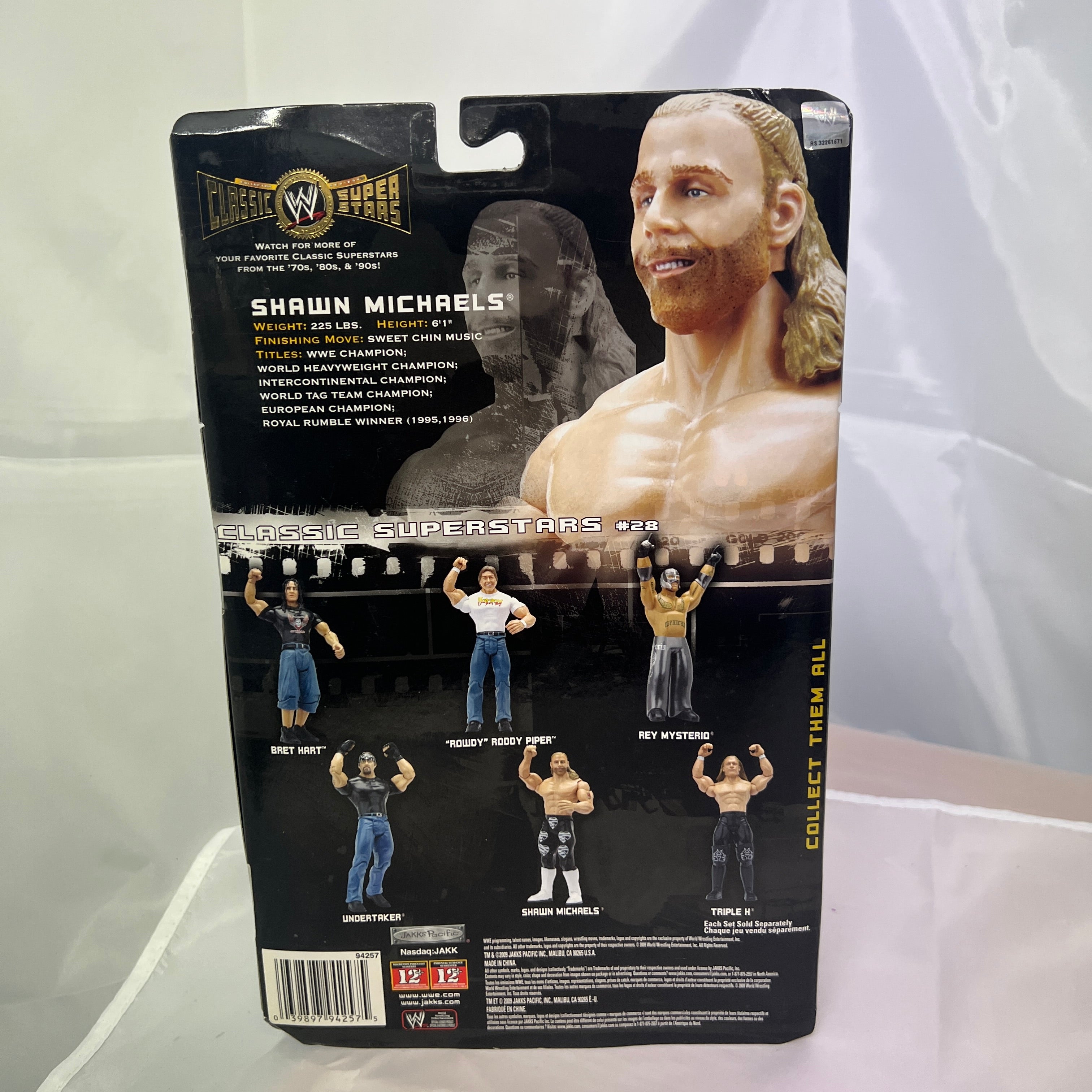 Shawn Michaels Signed WWE Classic Superstars 28 Autograph Action Figure