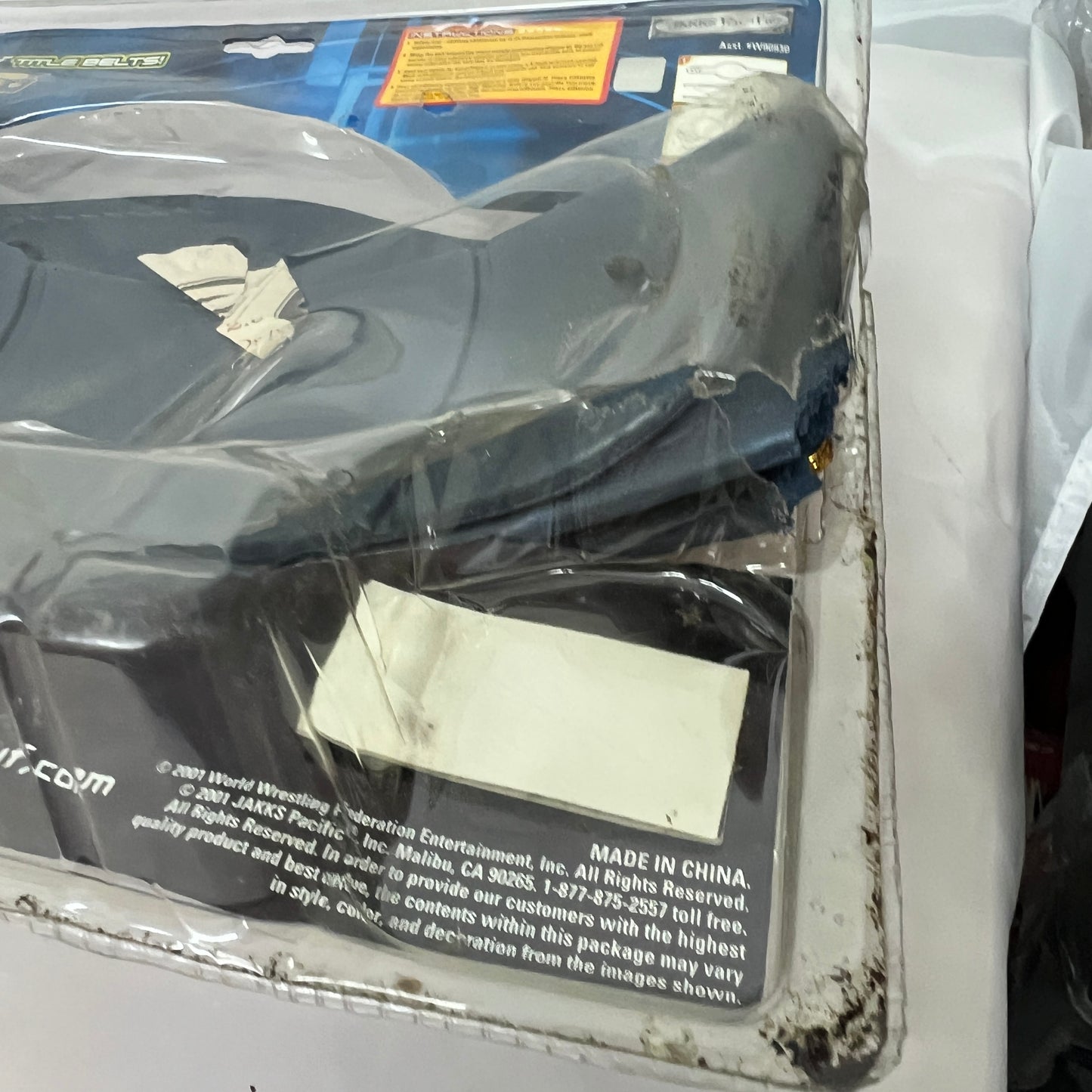 DAMAGED WWF Big Eagle Championship - WWE Jakks Title Toy Belt New In Box