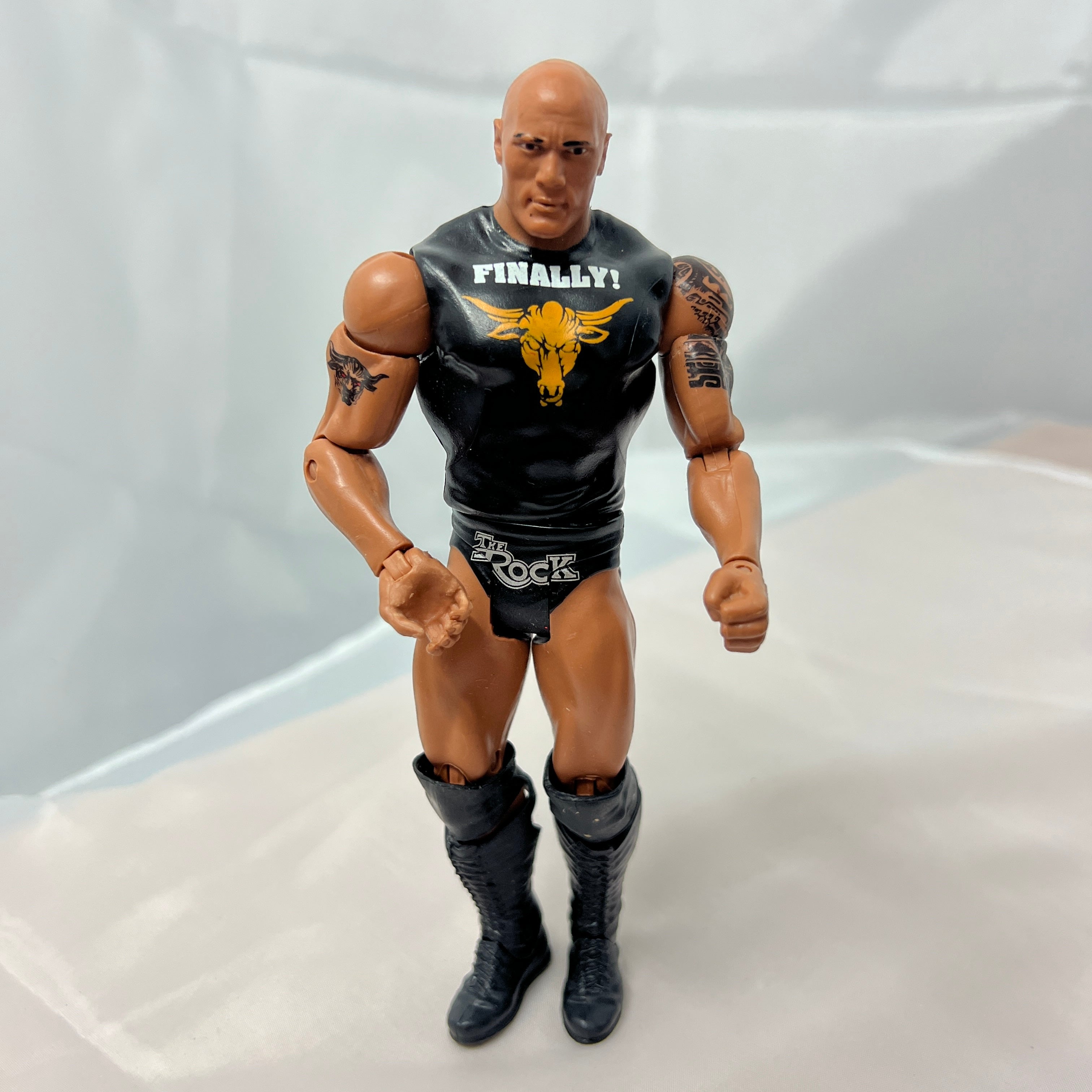 The Rock Out Of Box Action Figure Mattel WWE 5