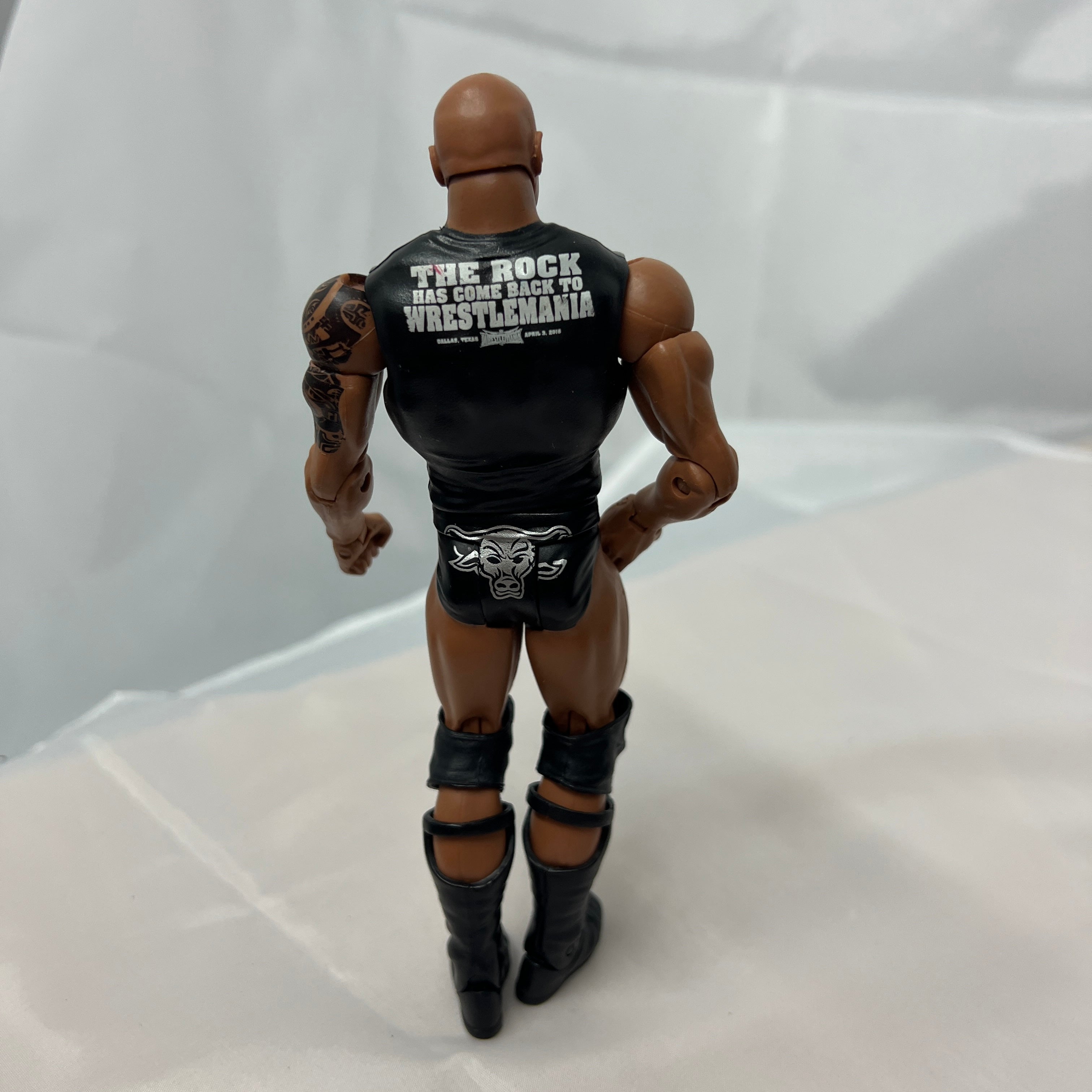 The Rock Out Of Box Action Figure Mattel WWE 5