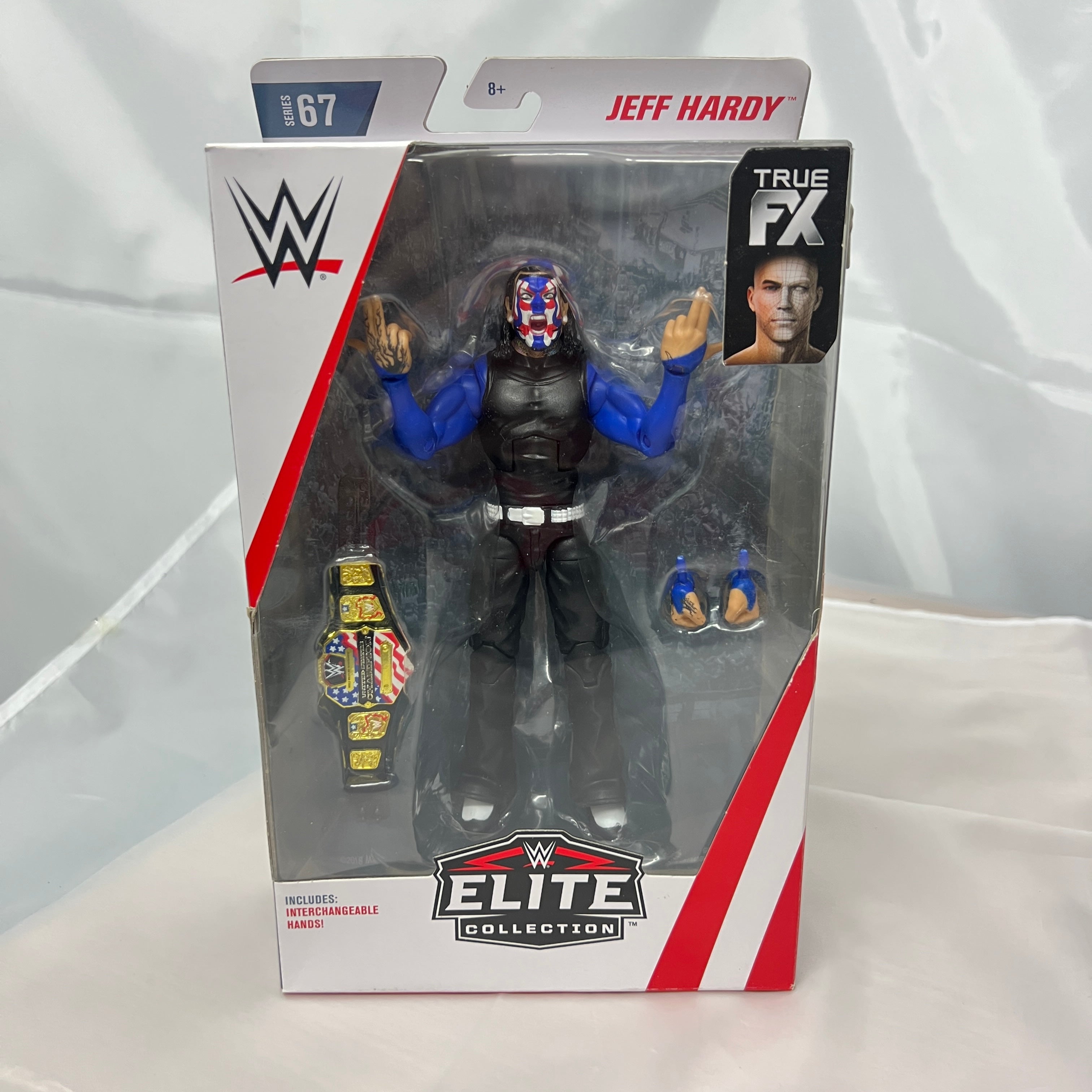 Jeff Hardy WWE Elite 67 CHASE Action Figure Mattel Rare In Box