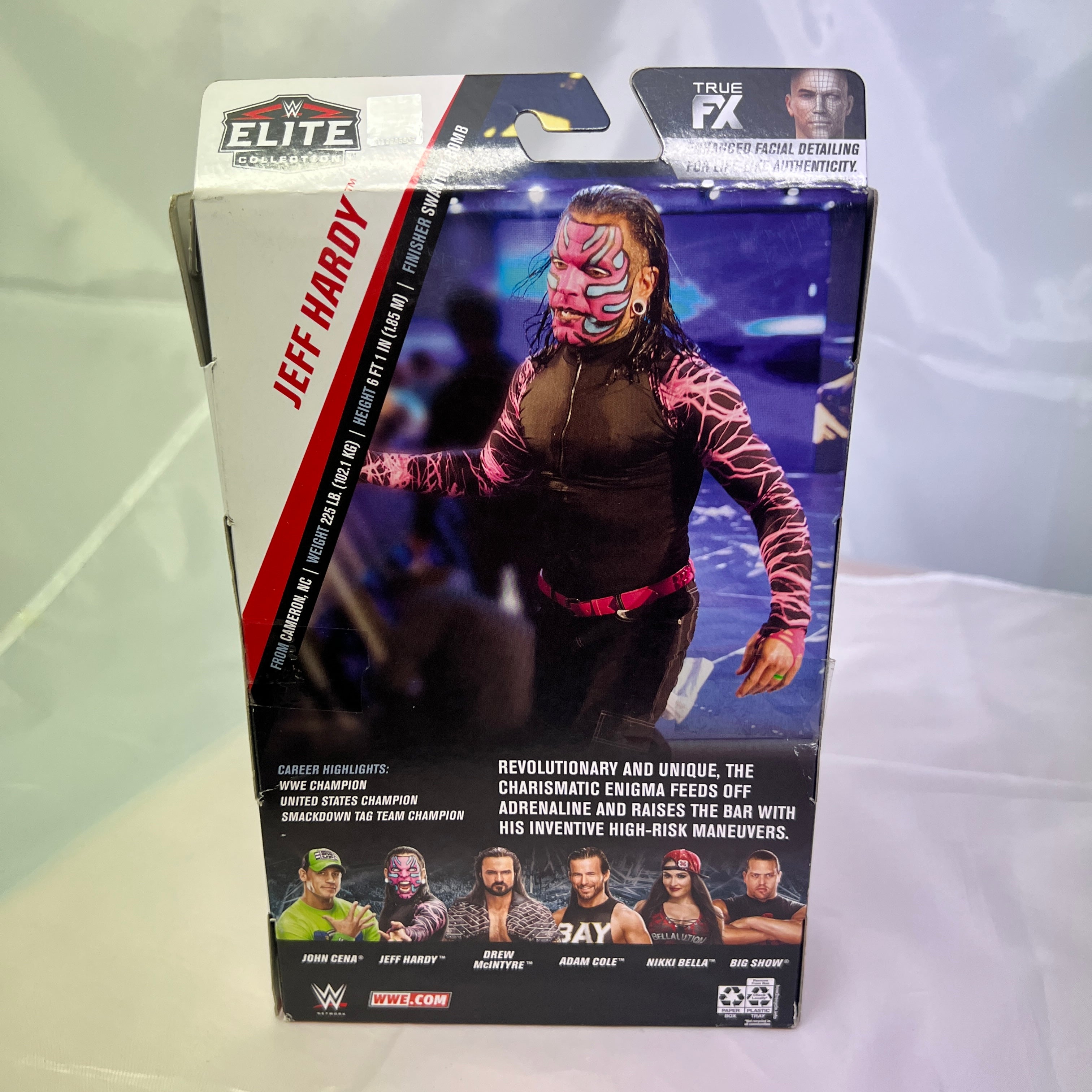 Jeff Hardy WWE Elite 71 Action Figure Mattel Rare In Box