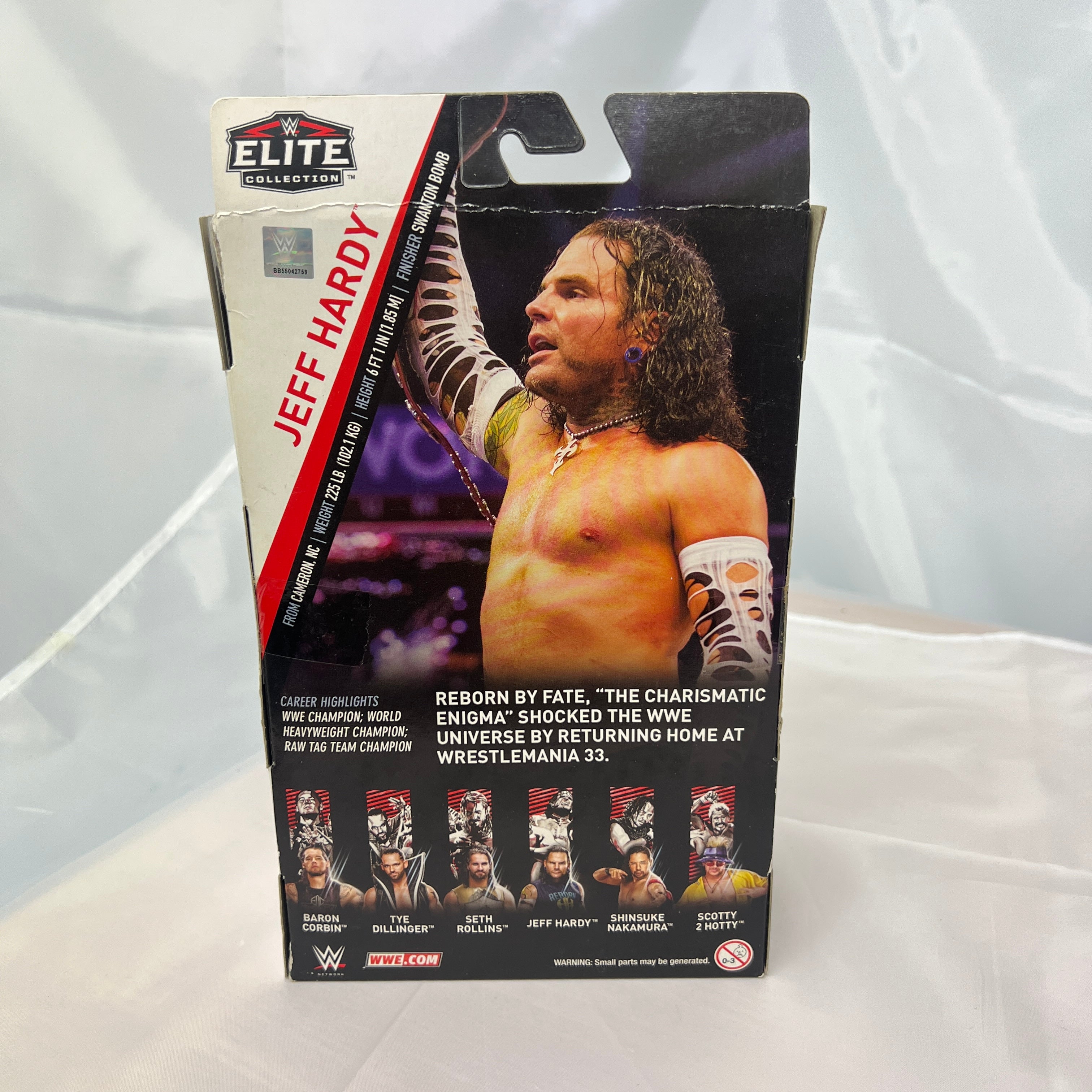 Jeff Hardy WWE Elite 57 Action Figure Mattel Rare In Box