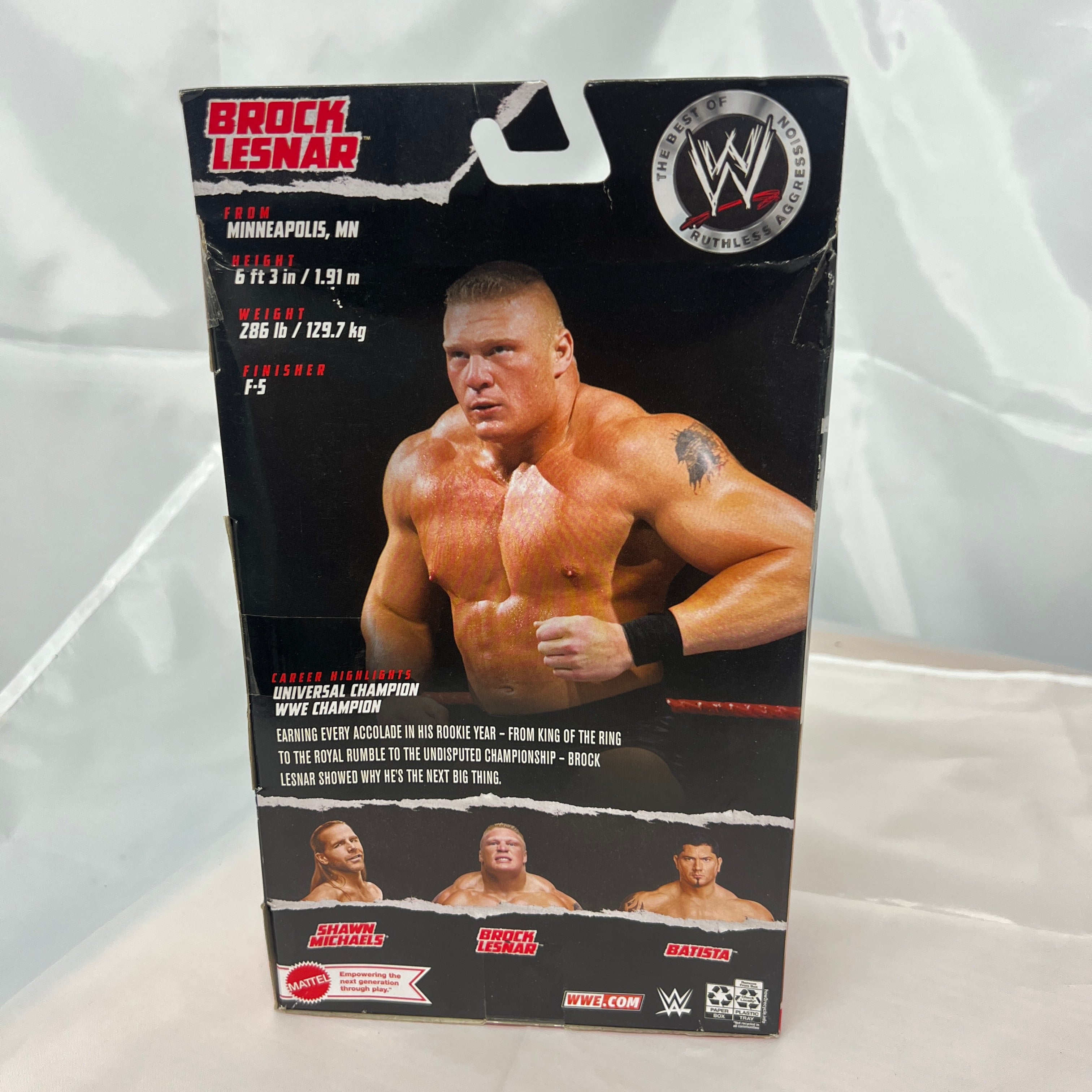 Brock Lesnar WWE Elite Ruthless Aggression Series 1 Action Figure