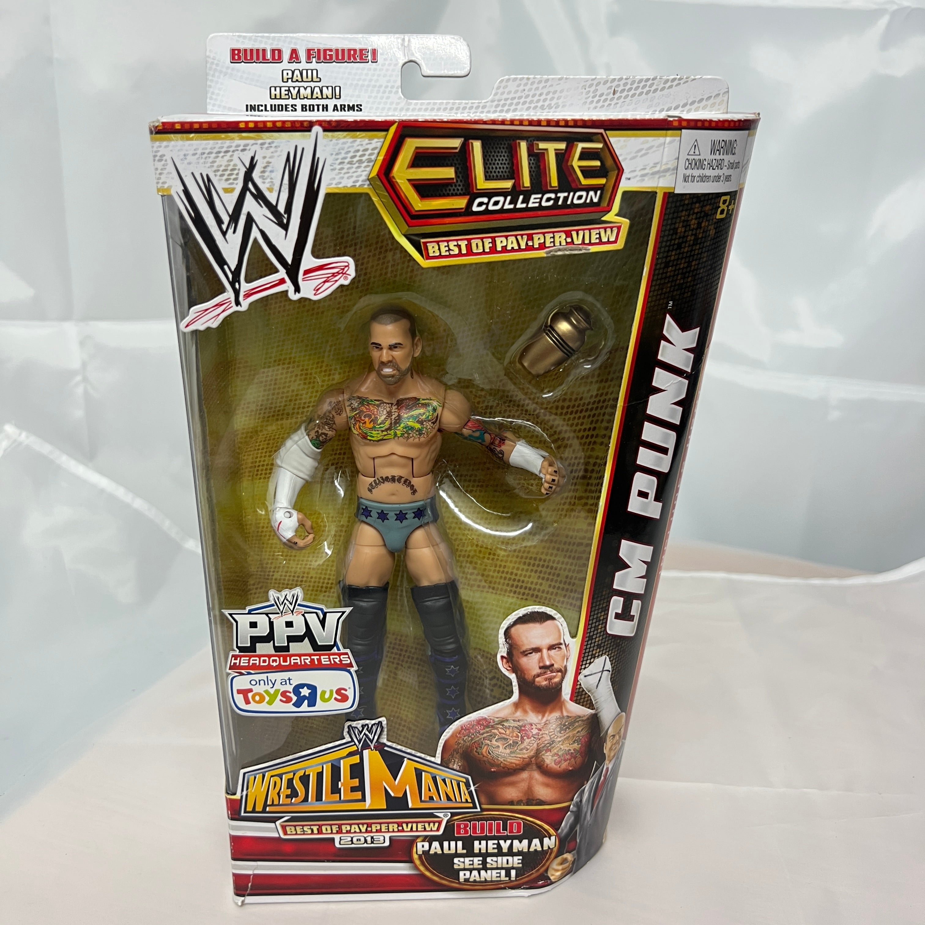CM Punk WWE Elite Best of PPV 2012 Urn Action Figure