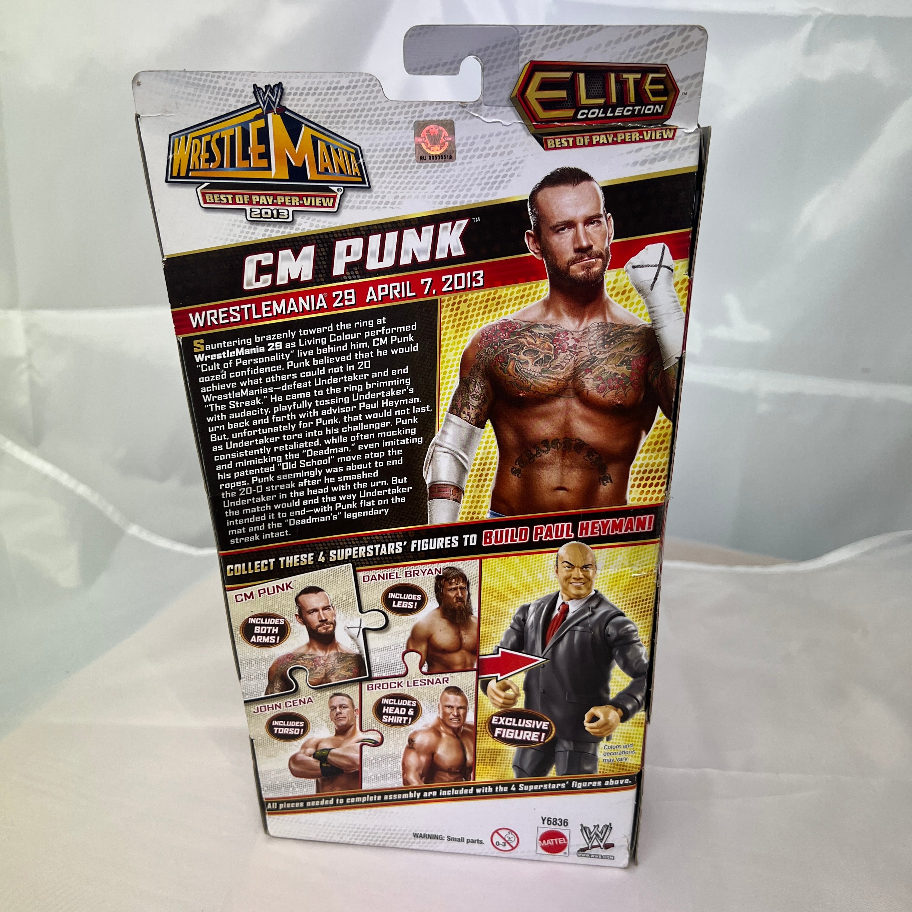 CM Punk WWE Elite Best of PPV 2012 Urn Action Figure
