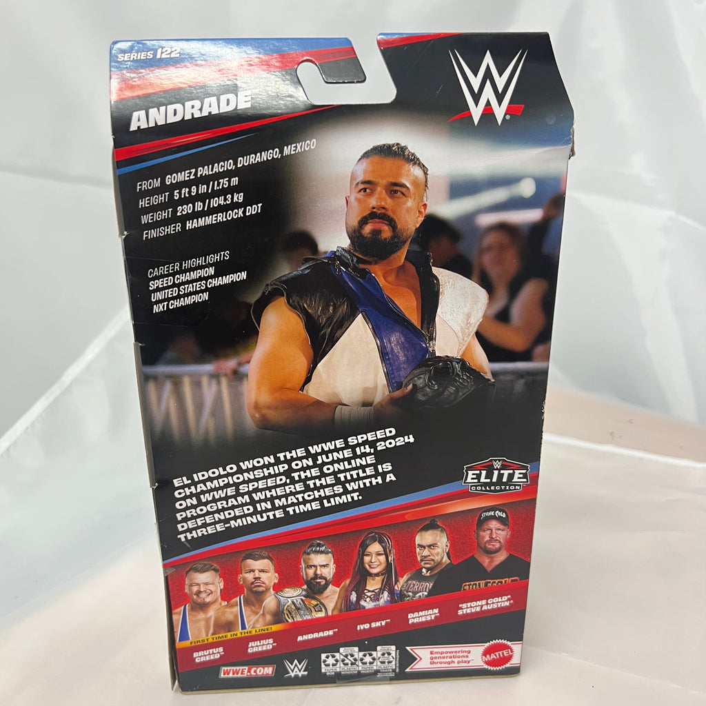 Andrade Signed Autographed WWE Elite 122 Action Figure