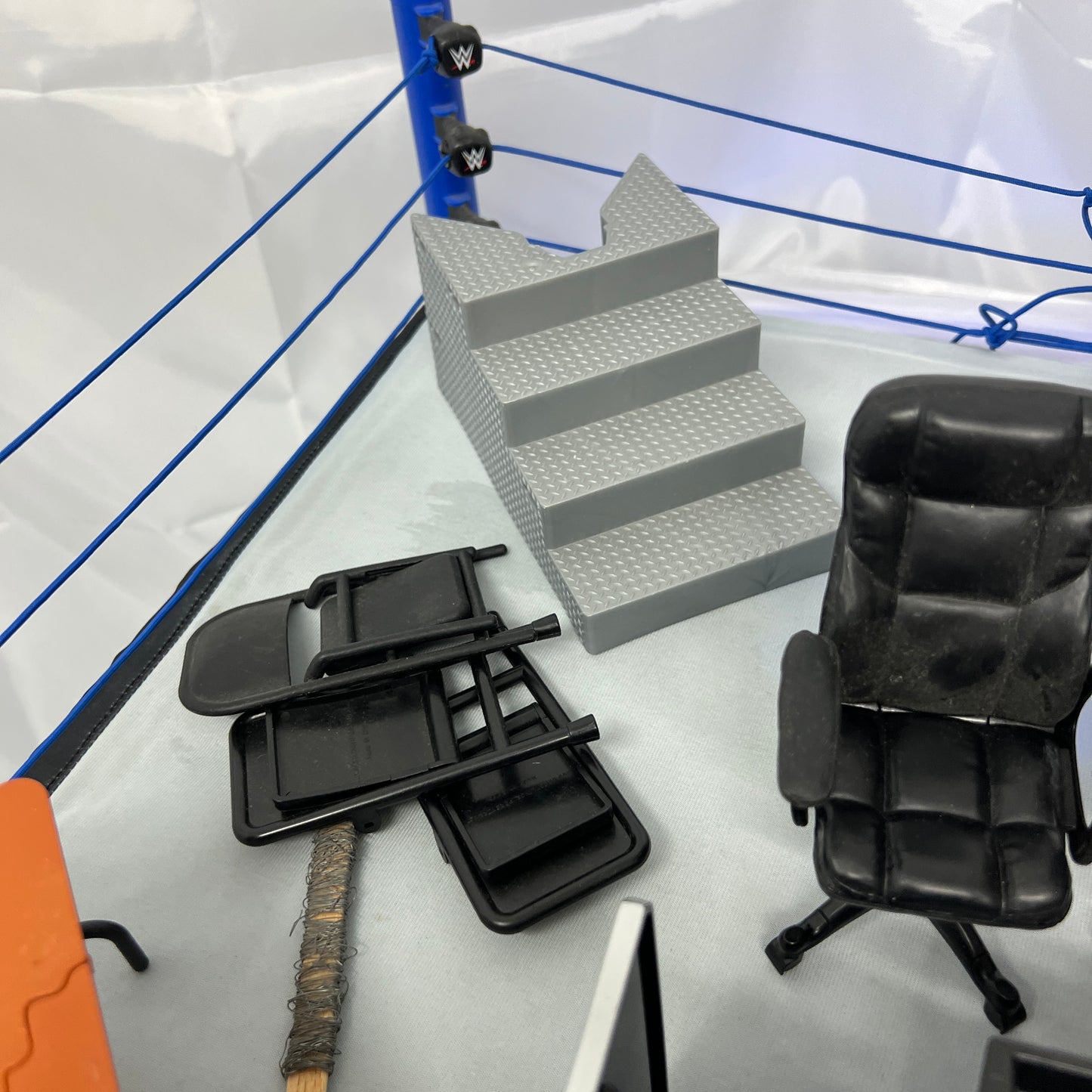 WWE SmackDown Live Main Event Led Light-up Wrestling Ring Huge Elite Scale