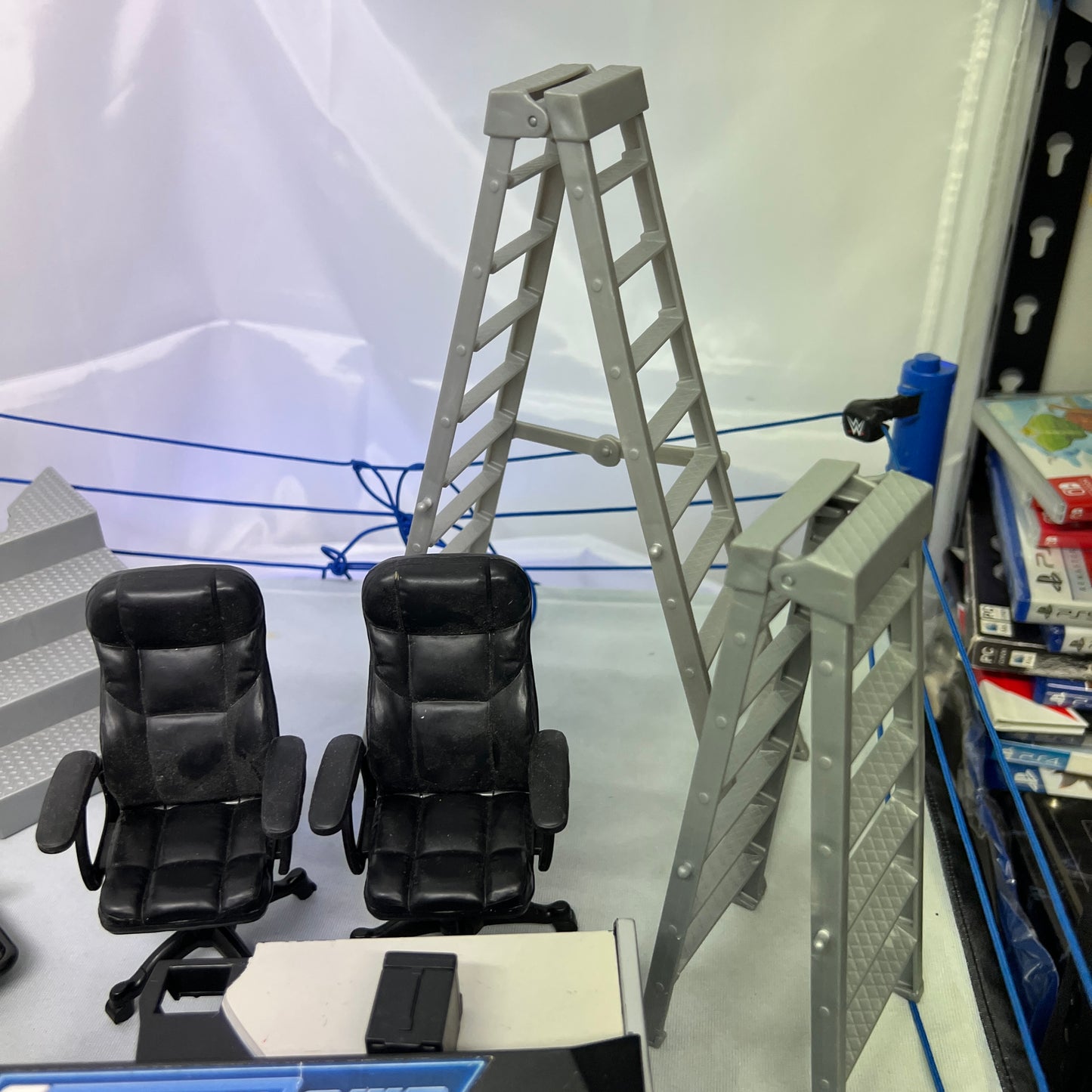 WWE SmackDown Live Main Event Led Light-up Wrestling Ring Huge Elite Scale