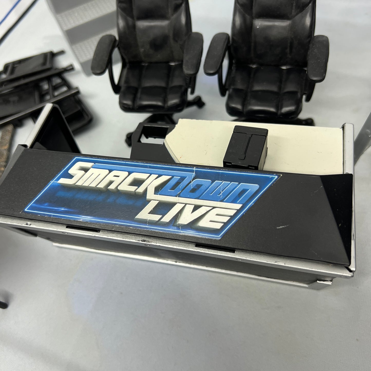 WWE SmackDown Live Main Event Led Light-up Wrestling Ring Huge Elite Scale