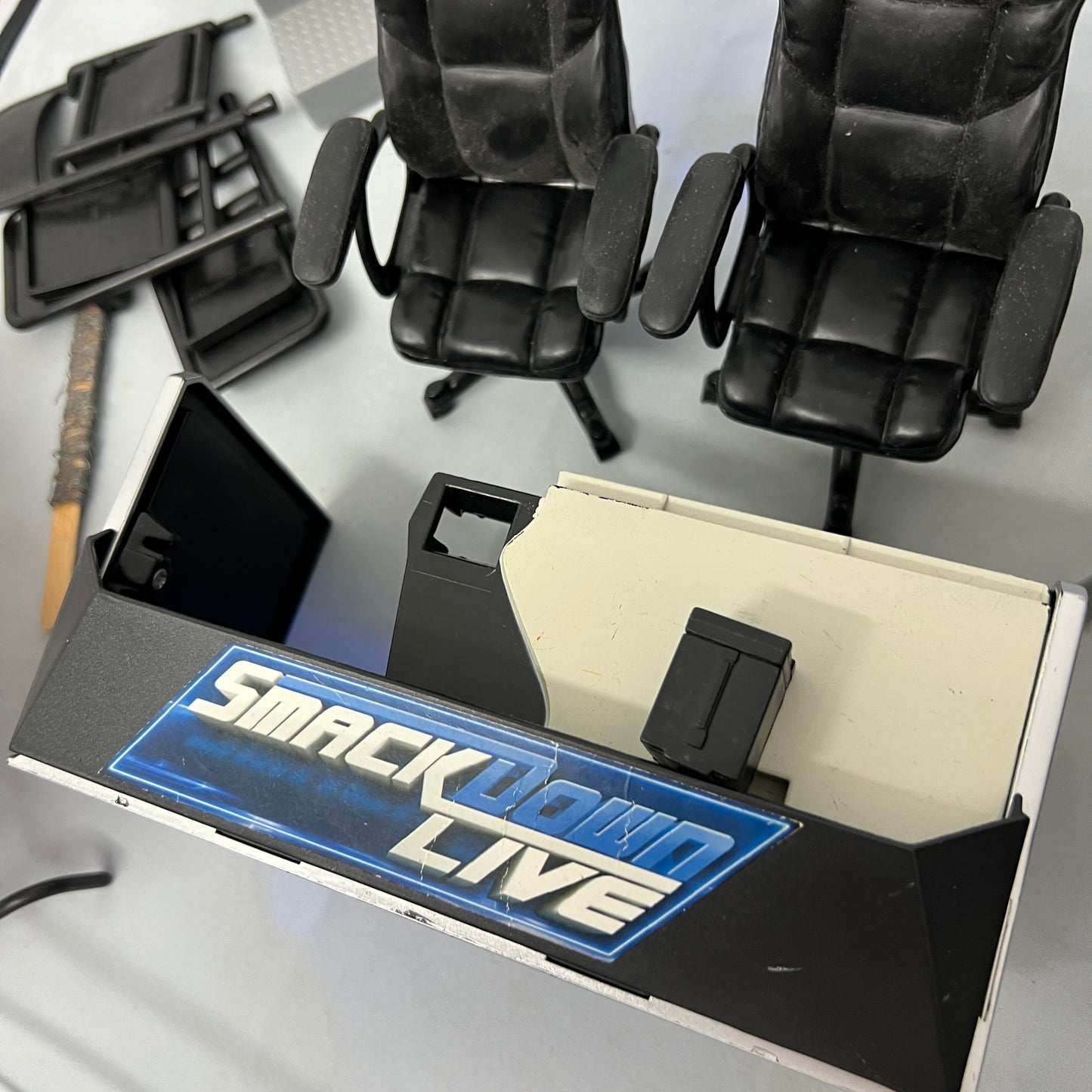 WWE SmackDown Live Main Event Led Light-up Wrestling Ring Huge Elite Scale