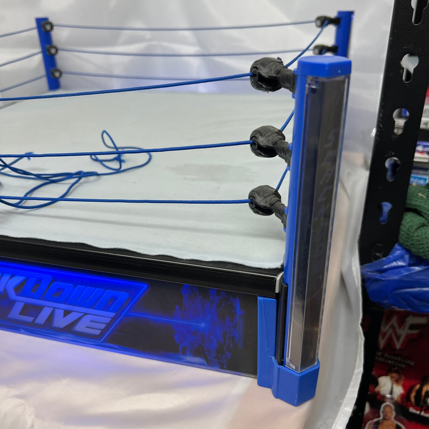 WWE SmackDown Live Main Event Led Light-up Wrestling Ring Huge Elite Scale