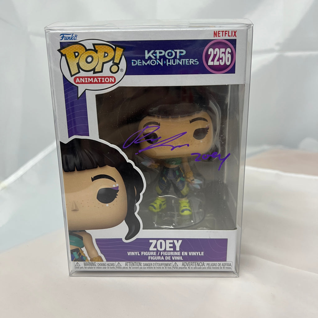 Rei Ami Ji-young Yoo Signed Funko Pop Zoey #2256 - KPop Demon Hunters - JSA COA