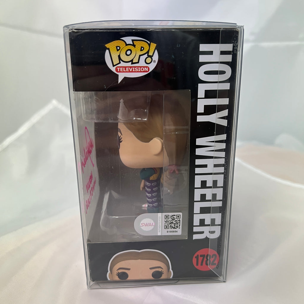 SWAU COA Funko Pop Signed Nell Fisher 1782 Holly Wheeler Stranger Things