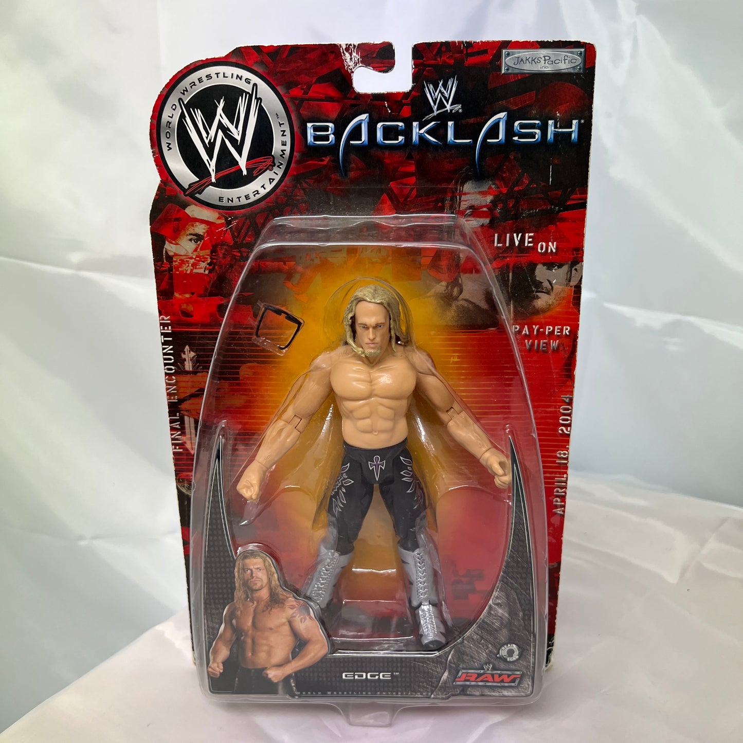 Edge WWE Backlash Jakks Action Figure