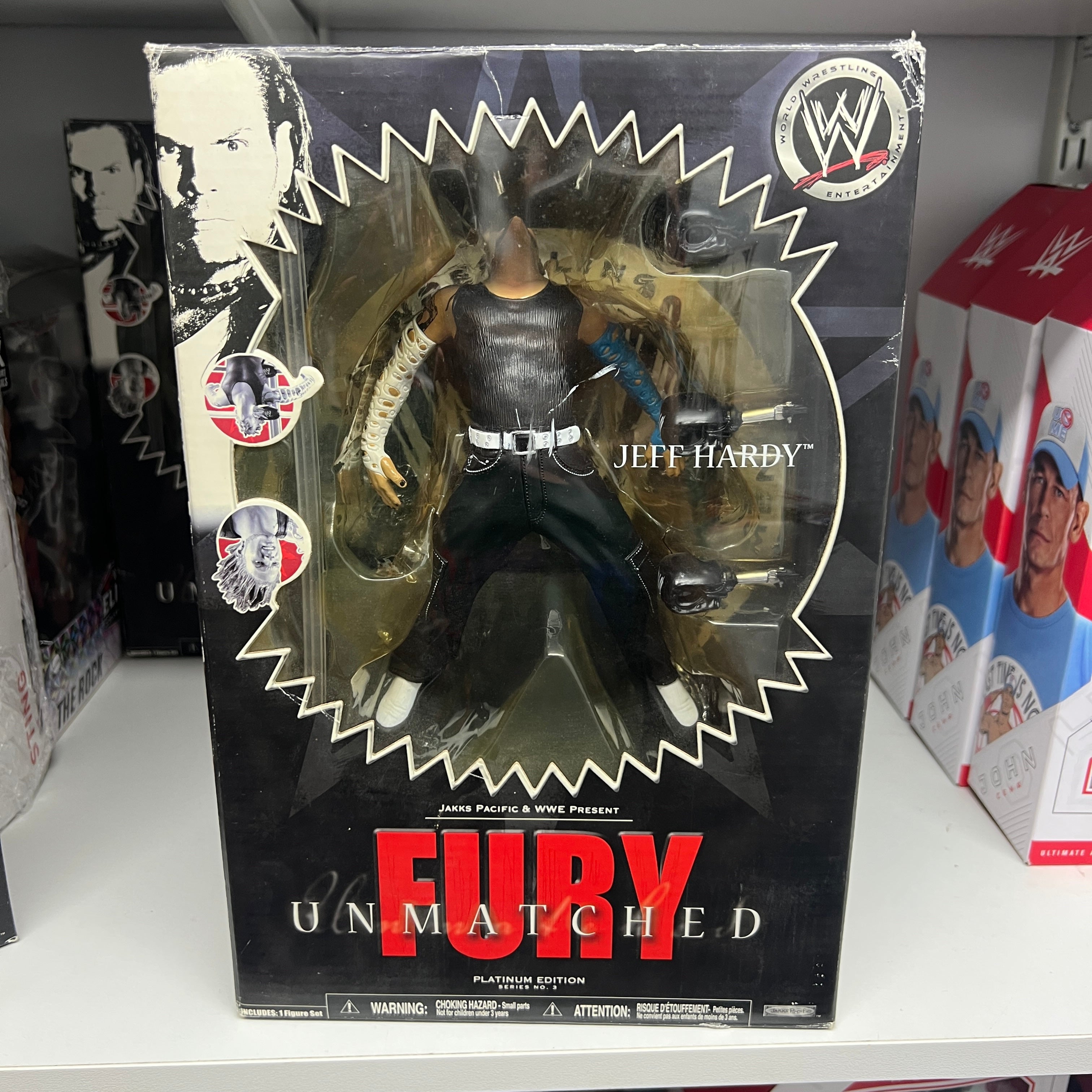 Jeff Hardy WWE Unmatched Fury Jakks Action Figure