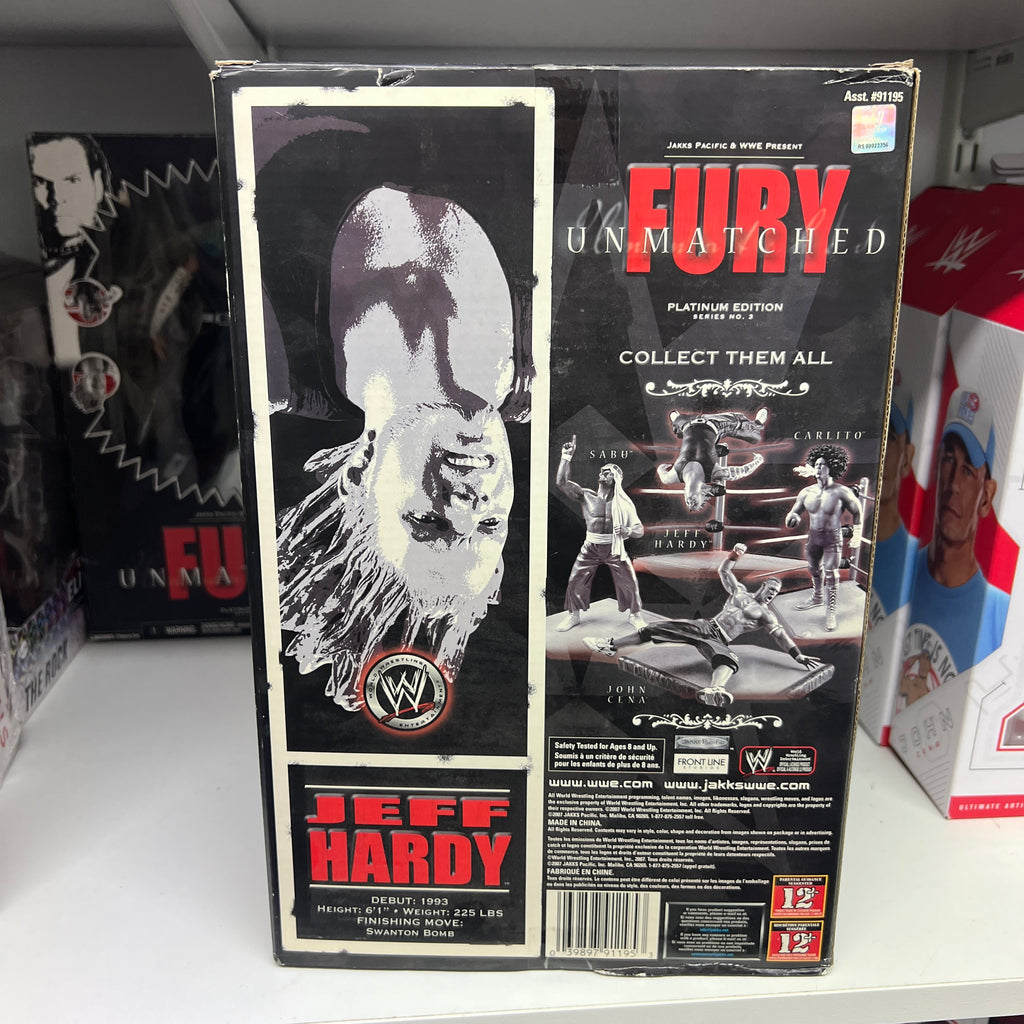 Jeff Hardy WWE Unmatched Fury Jakks Action Figure
