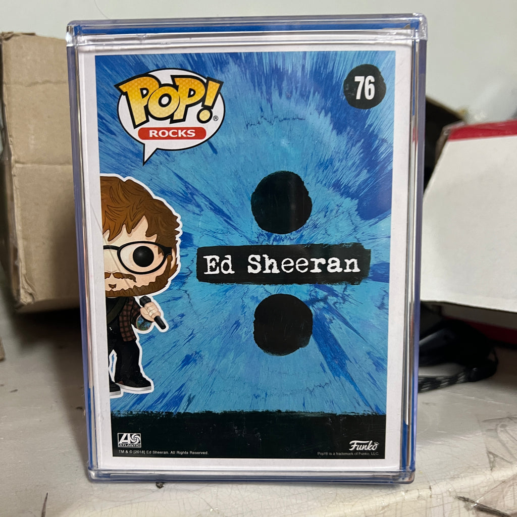 Ed Sheeran Funko Pop 76 Signed JSA COA Autographed Action Figure Collectable
