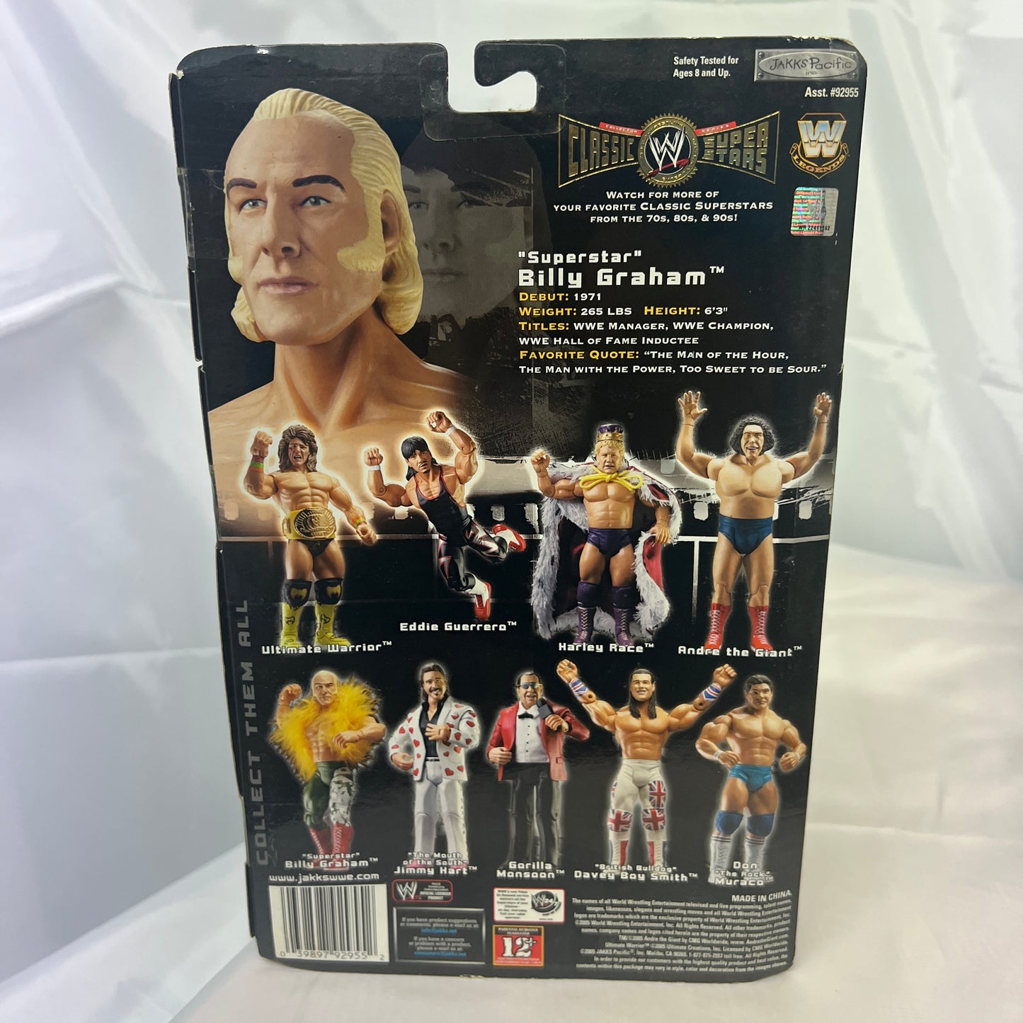 Billy Graham WWE Classic Superstars Action Figure Jakks Series 7