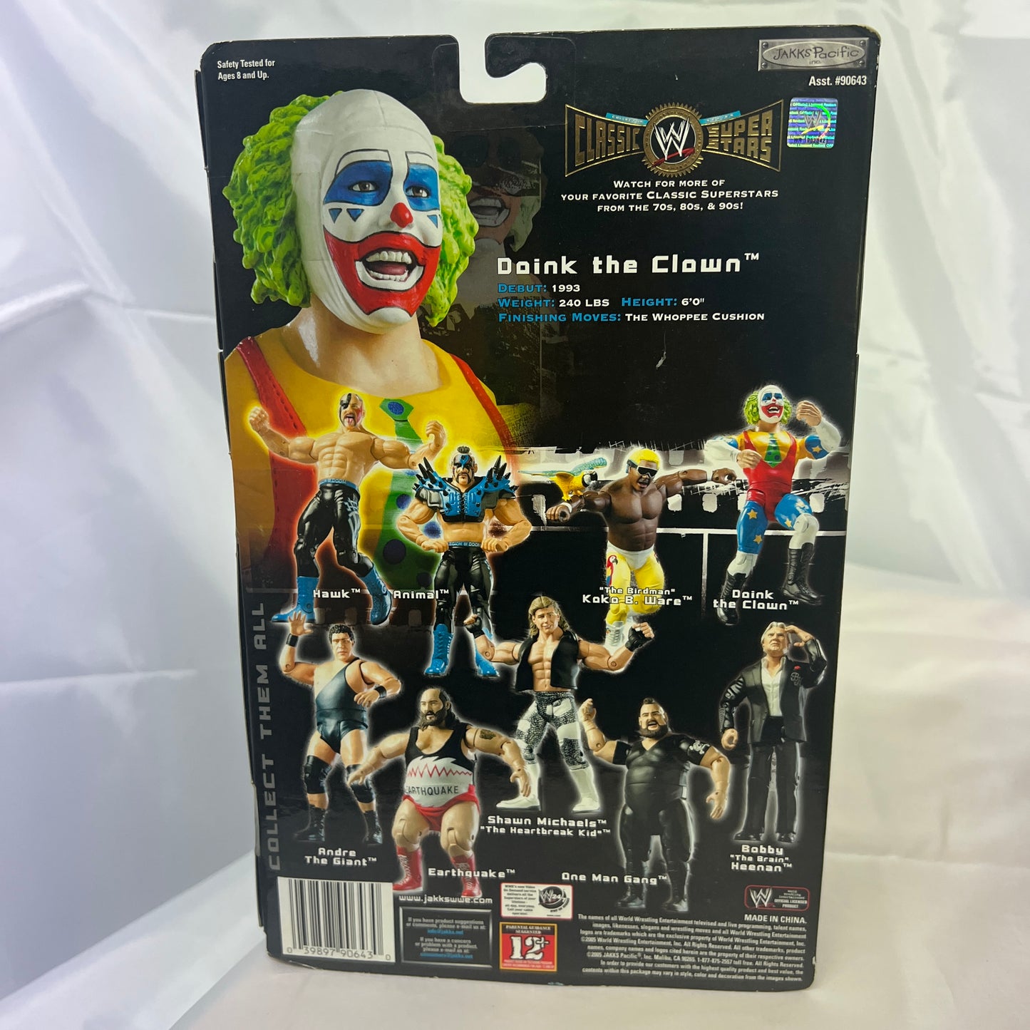 Doink The Clown WWE Classic Superstars Action Figure Jakks Series