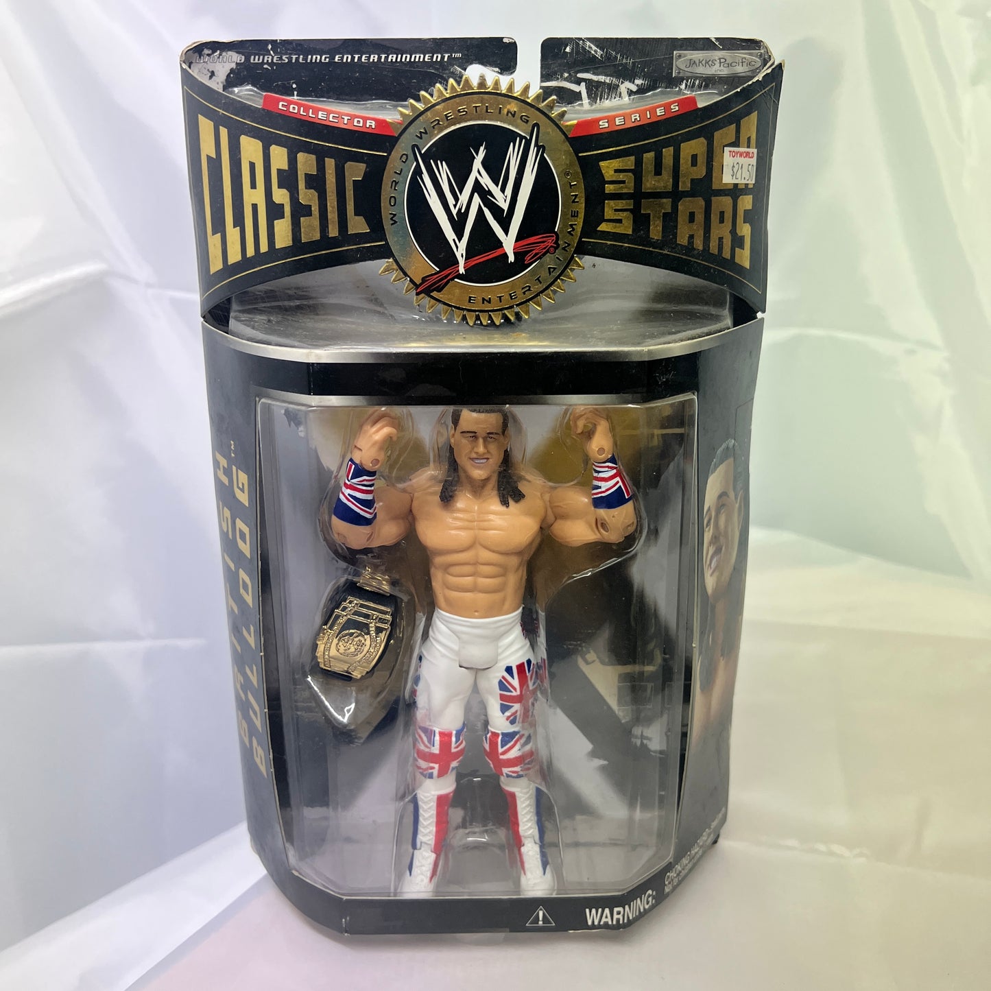 British Bulldog WWE Classic Superstars Action Figure Jakks Series 7