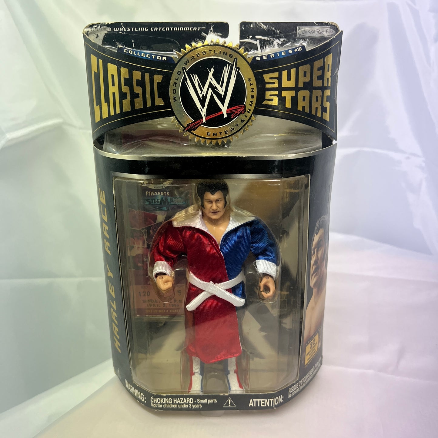 King Harley Race WWE Classic Superstars Action Figure Jakks Series 10