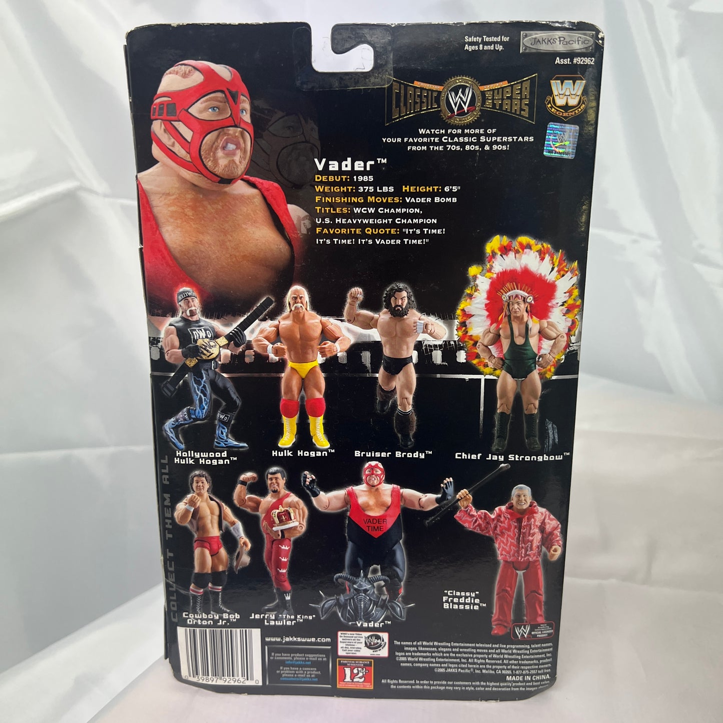 Vader WWE Classic Superstars Action Figure Jakks Series