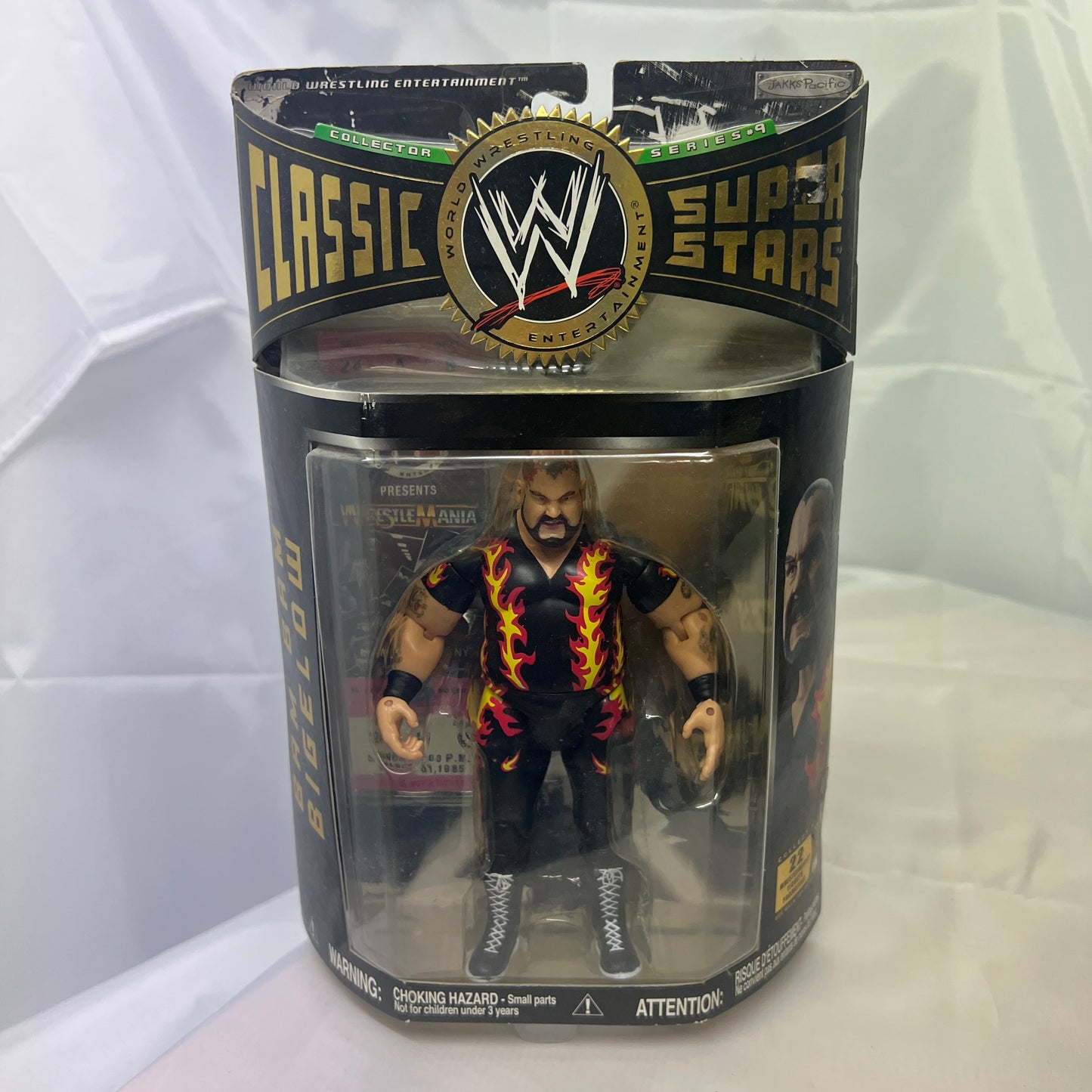 Bam Bam Bigelow WWE Classic Superstars Action Figure Jakks Series 9