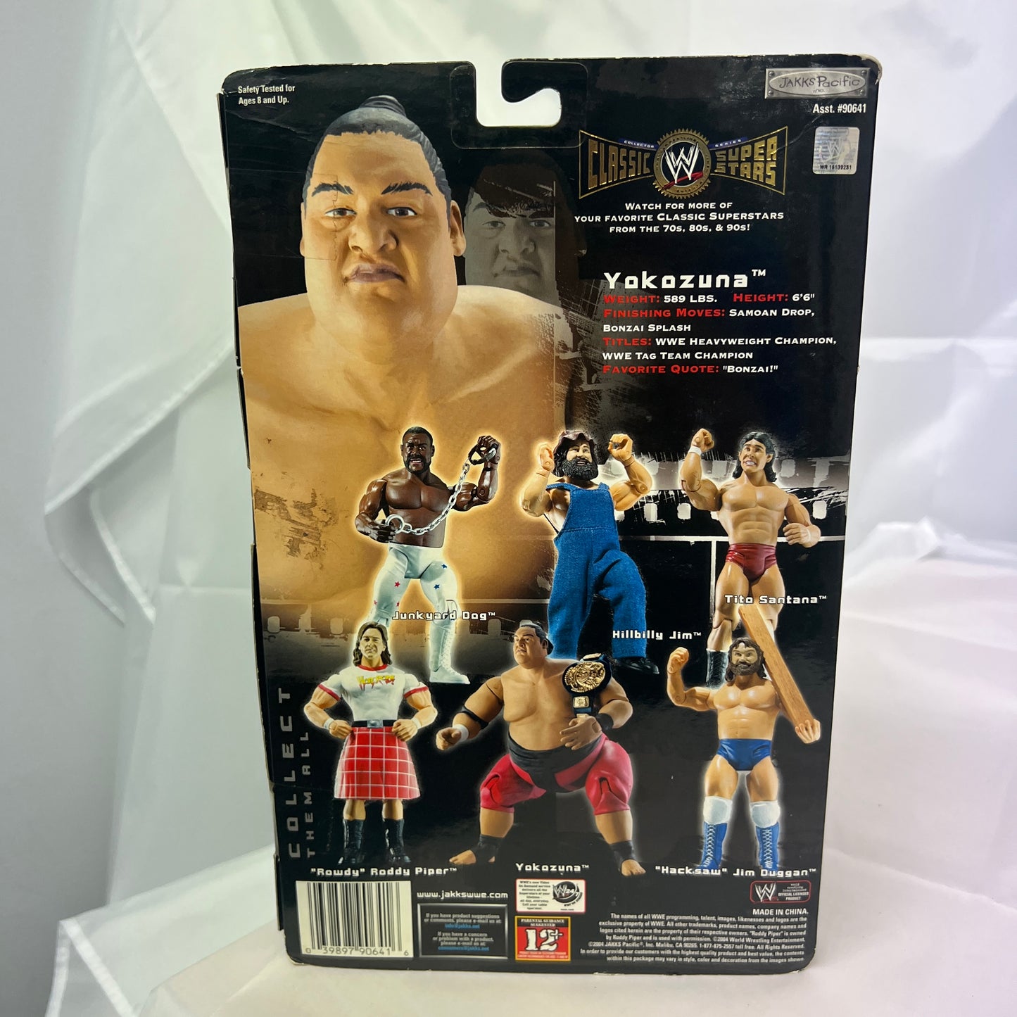 Yokozuna WWE Classic Superstars Action Figure Jakks Series 4
