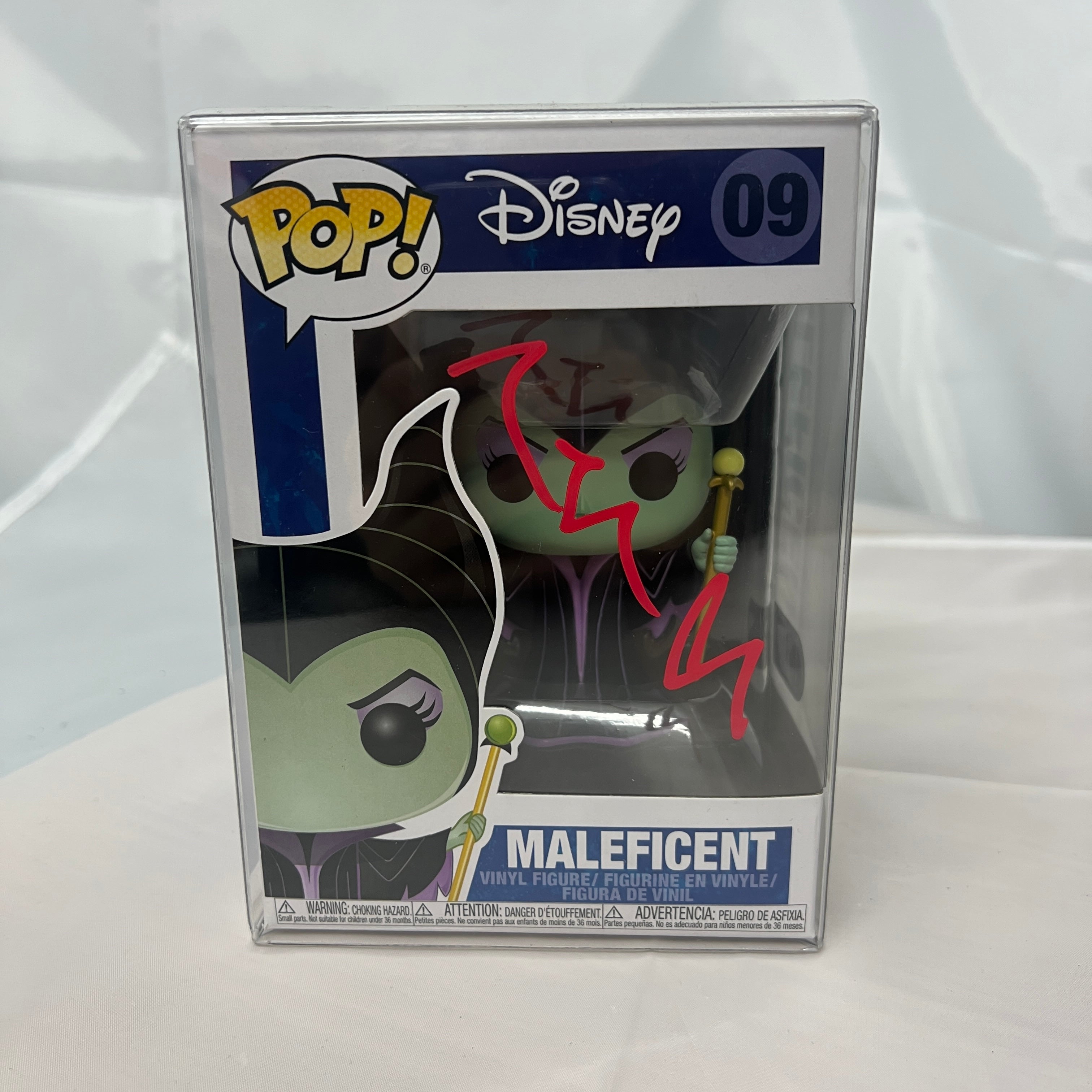 Angelina Jolie Signed Autographed Maleficent Funko Pop #09 SWAU Authenticated