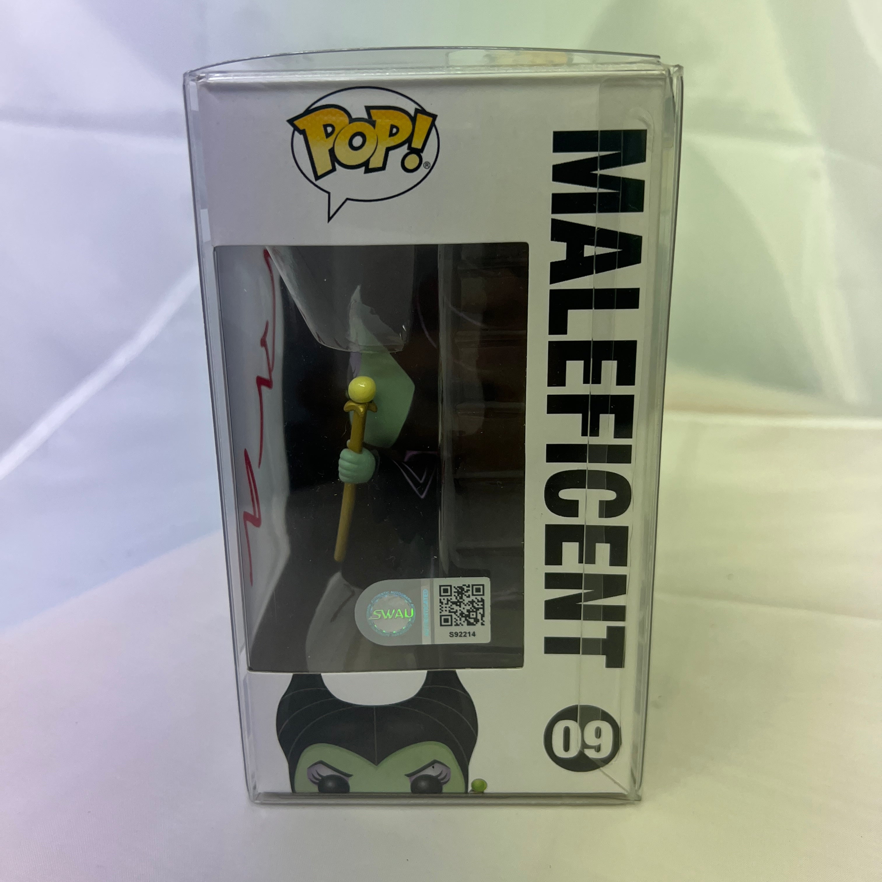 Angelina Jolie Signed Autographed Maleficent Funko Pop #09 SWAU Authenticated