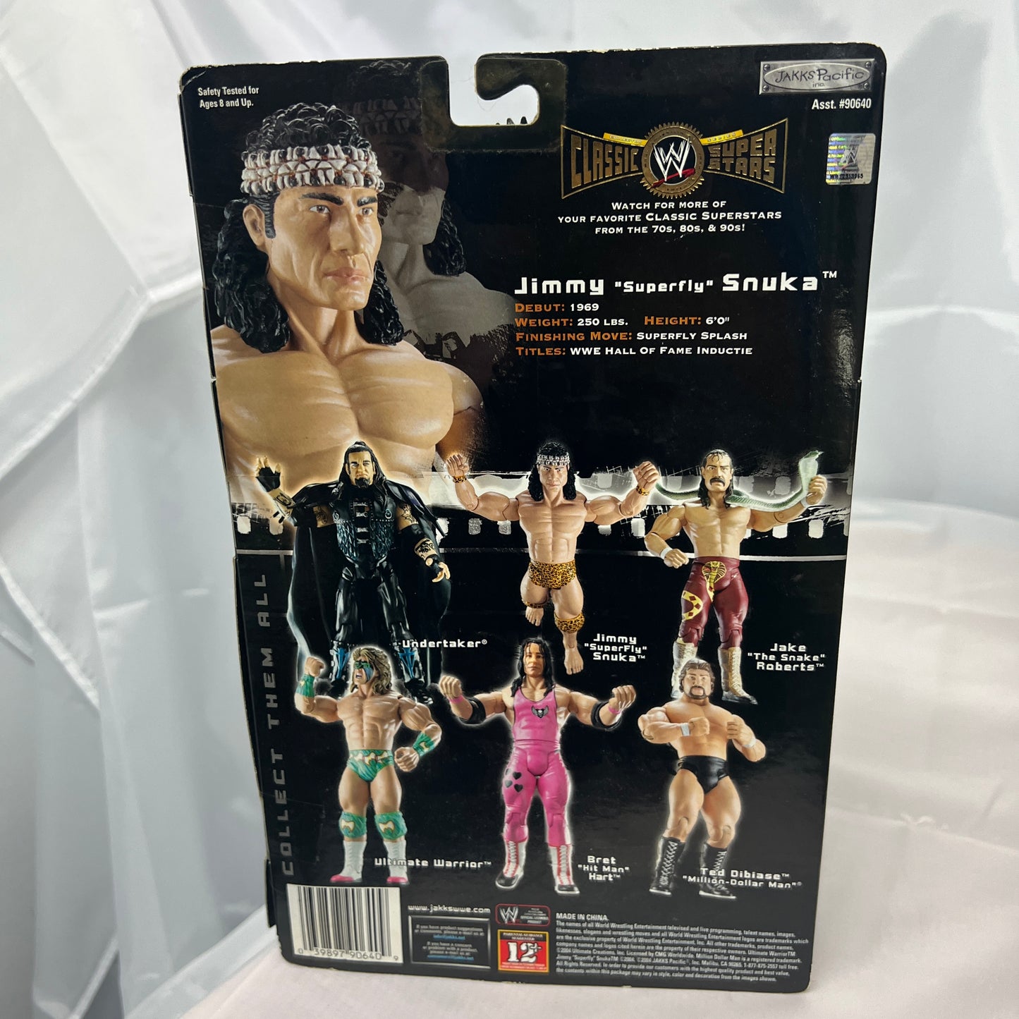 Jimmy Superfly Snuka WWE Classic Superstars Action Figure Jakks Series