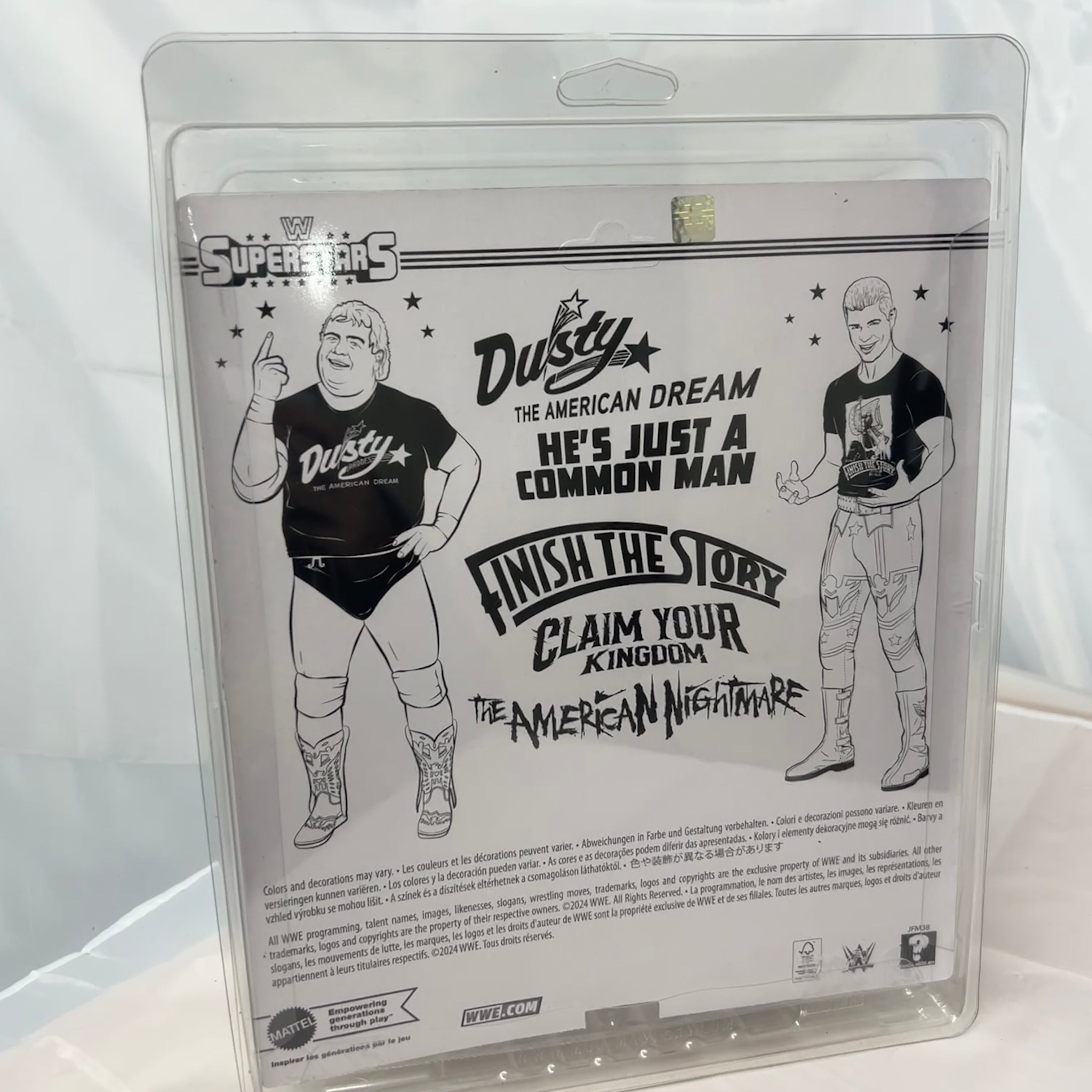 1 x WWE 2026 Superstars 2 Pack Defender Protector Case MOC Masters