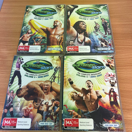 WWE SummerSlam The Complete Anthology 1988-2007, 20 DVD DISC Set R4