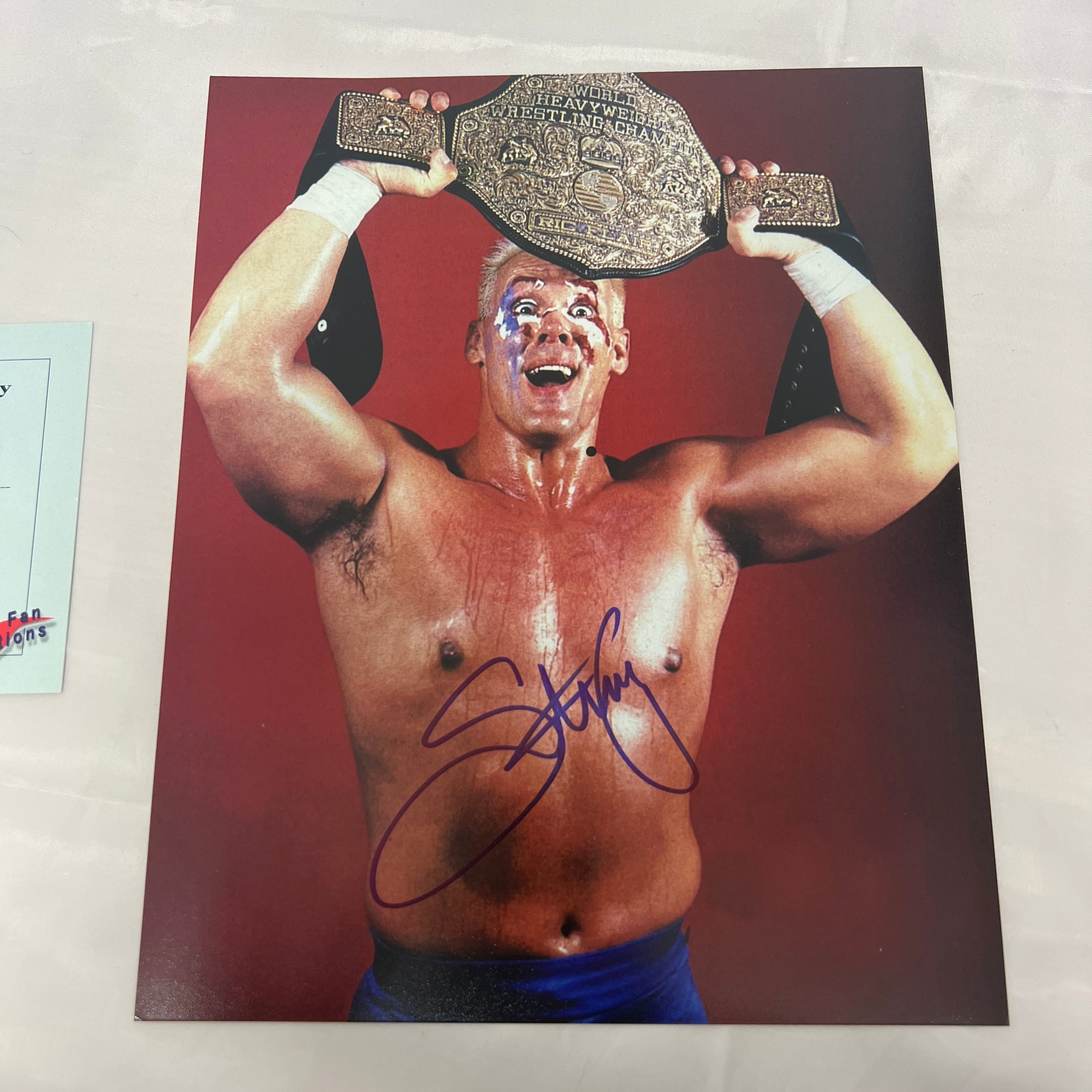 Sting WWE WCW 8 x 10 Signed Autographed with COA