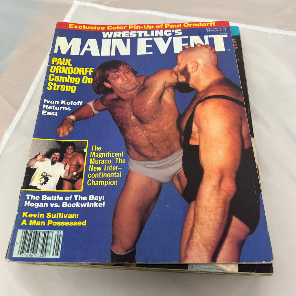 Wrestlings Main Event WWE WWF Magazine Retro Collectable Merchandise
