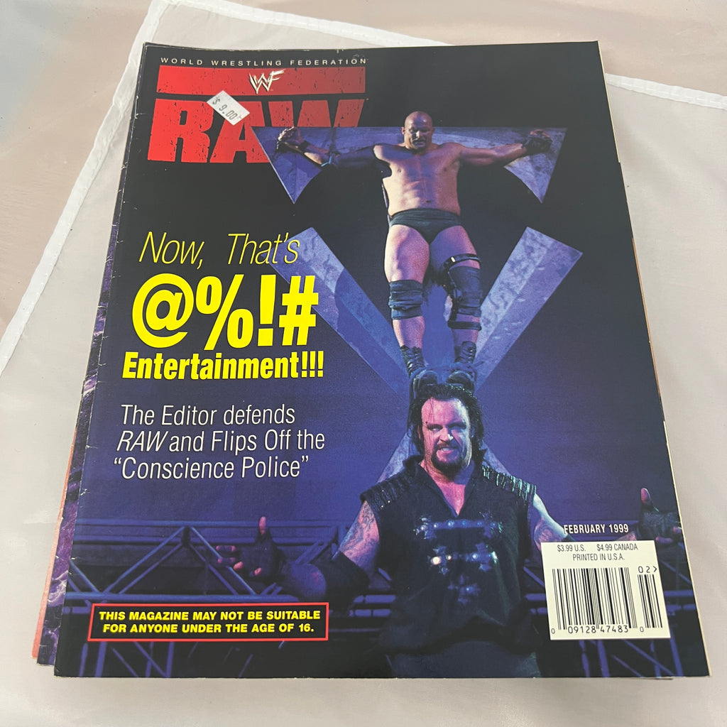 Undertaker WWE WWF Magazine Retro Collectable Merchandise