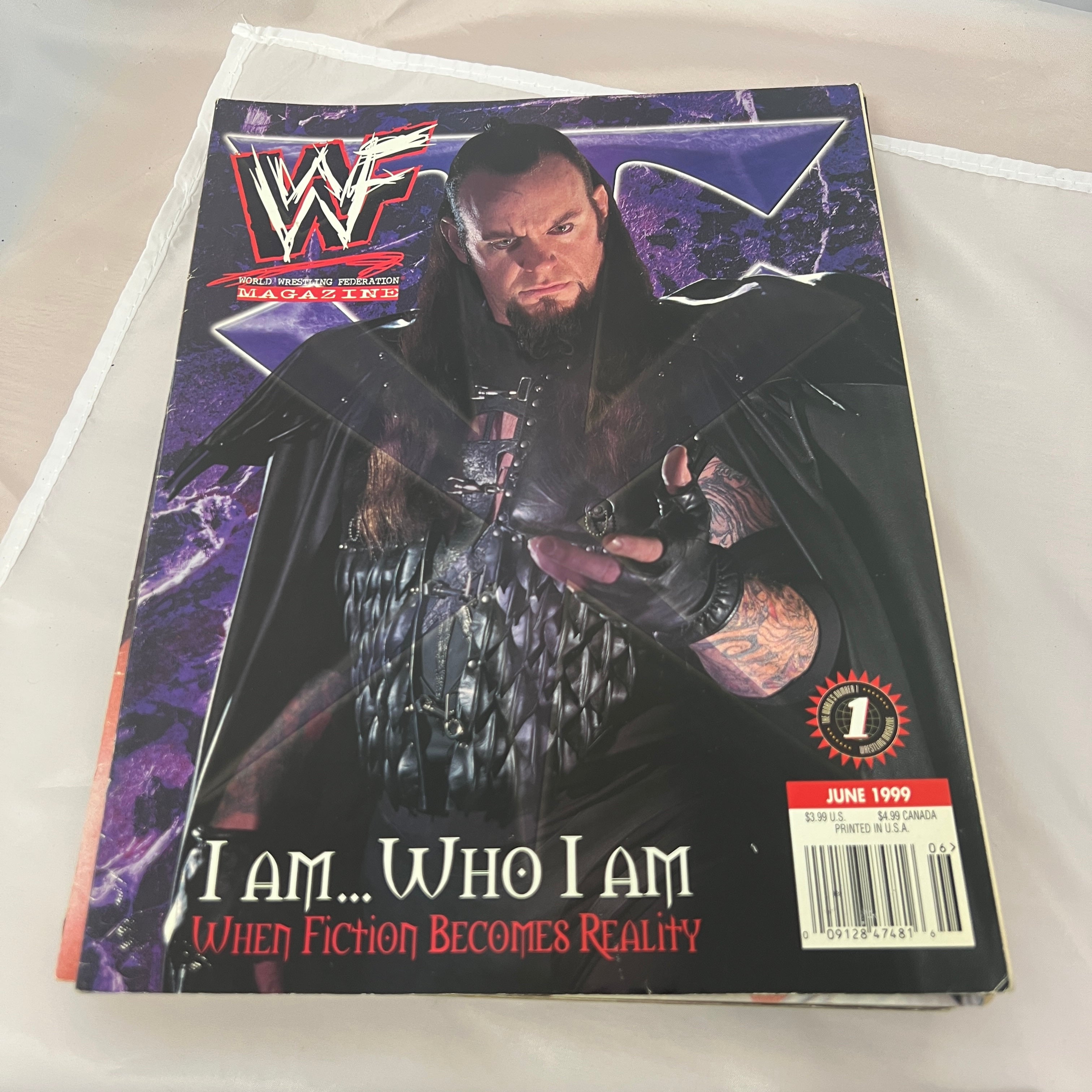 Undertaker WWE WWF Magazine Retro Collectable Merchandise