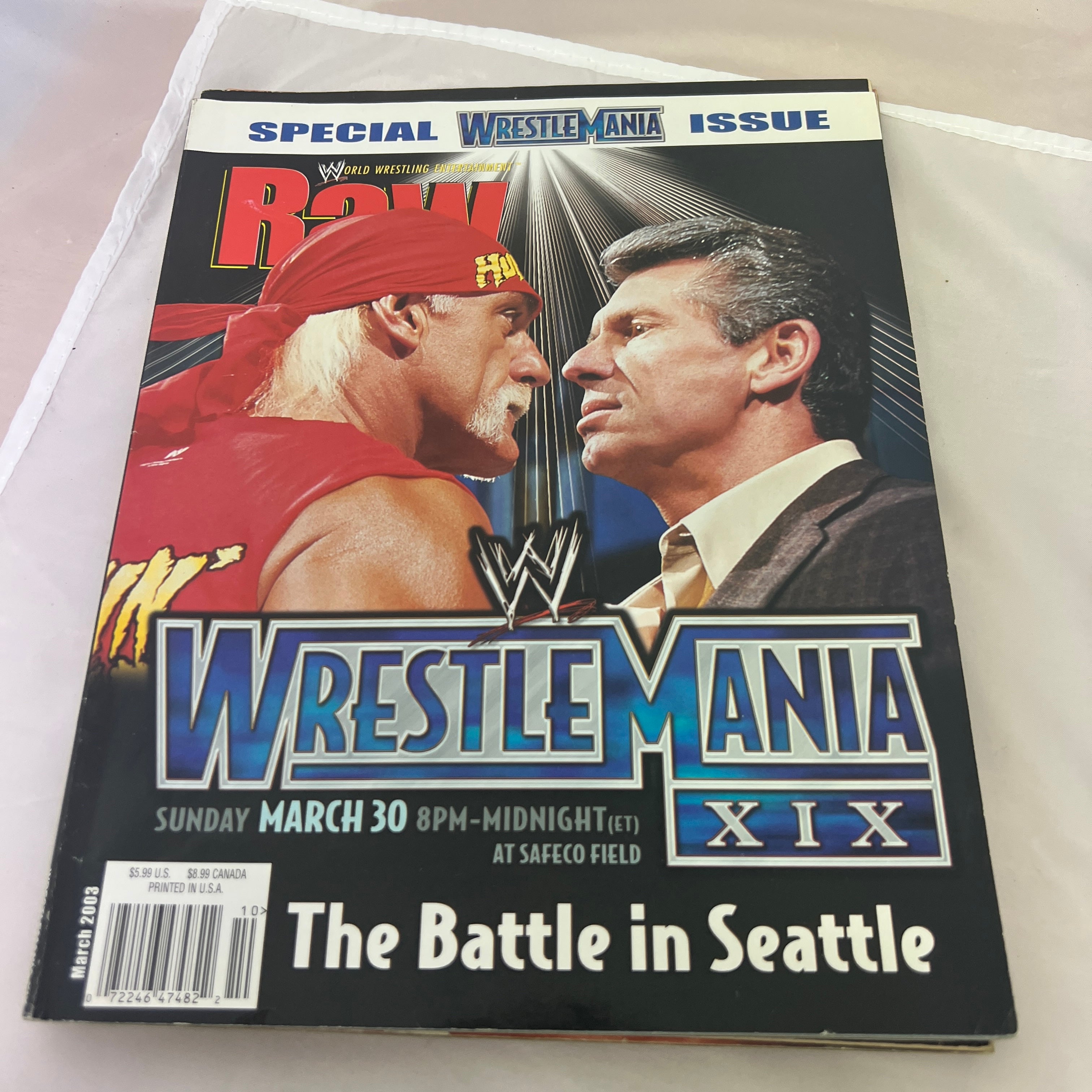 Hogan Vince WWE WWF Magazine Retro Collectable Merchandise