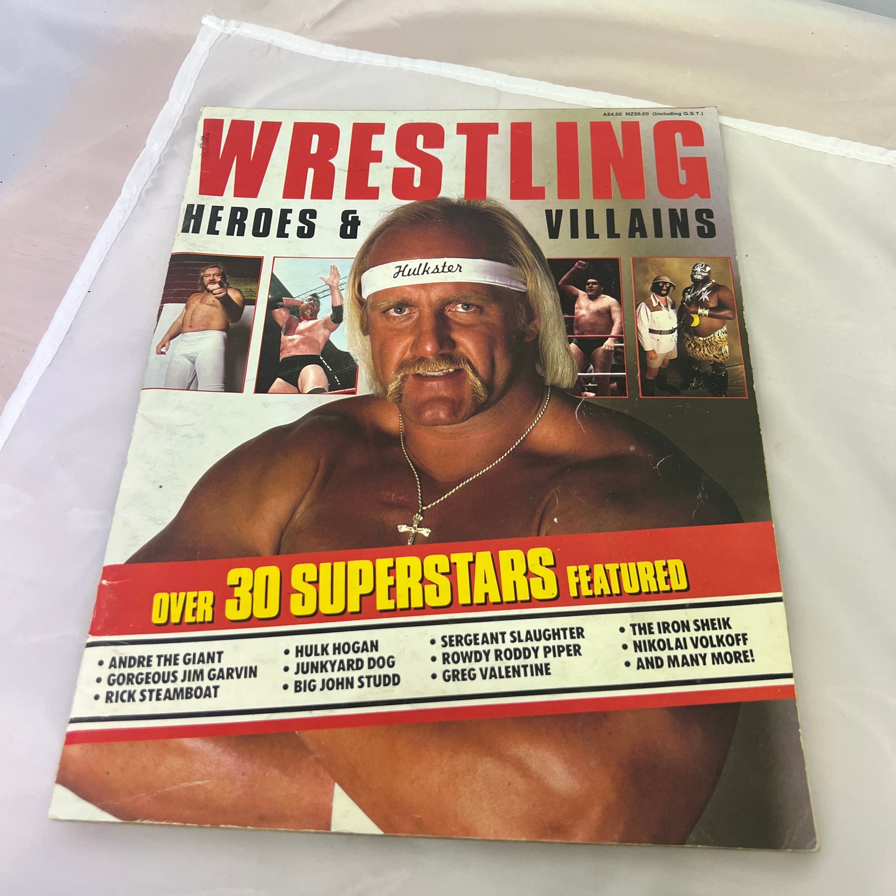 Wrestling Heroes Villains Hulk Hogan WWE WWF Magazine Retro Collectable Merchandise
