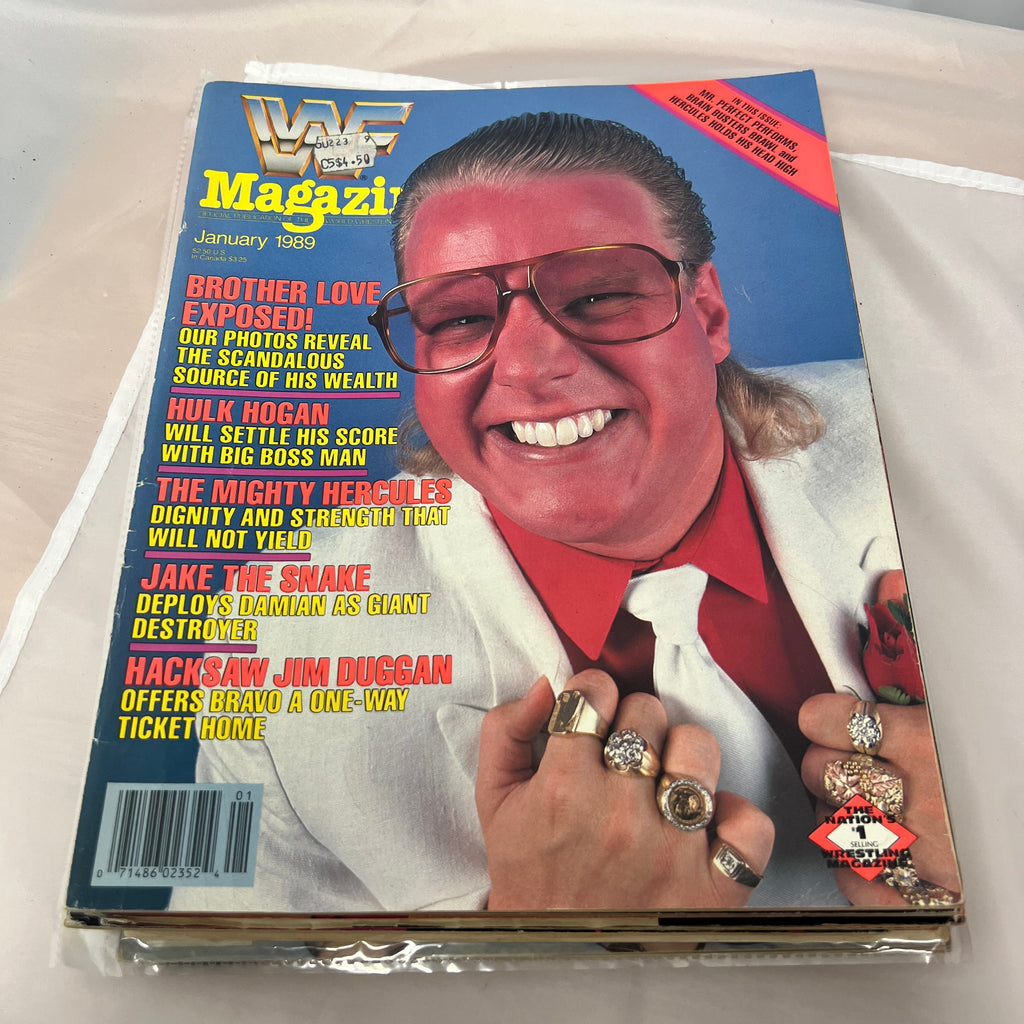 Brother Love WWE WWF Magazine Retro Collectable Merchandise
