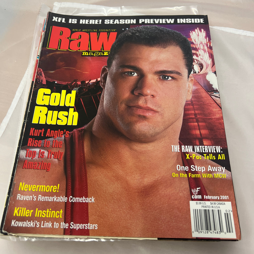 Kurt Angle WWE WWF Magazine Retro Collectable Merchandise