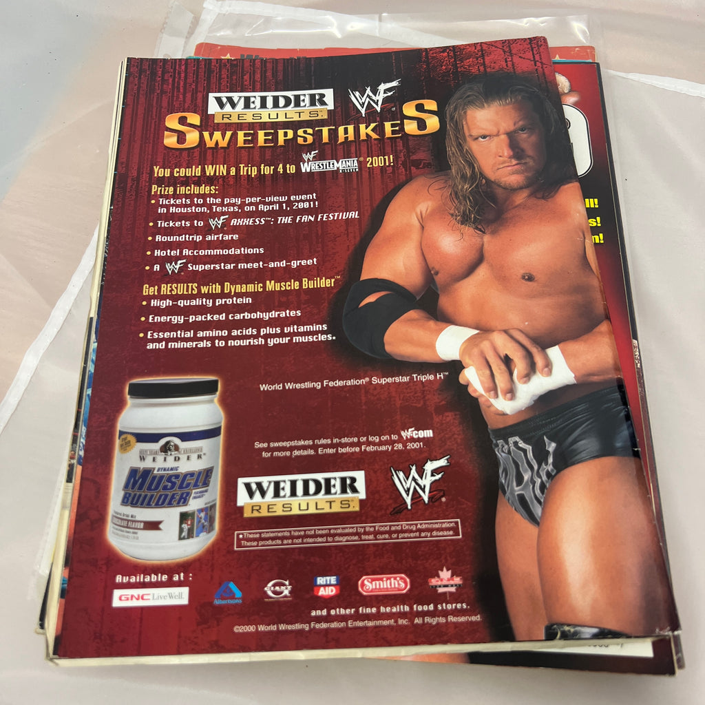 Kurt Angle WWE WWF Magazine Retro Collectable Merchandise