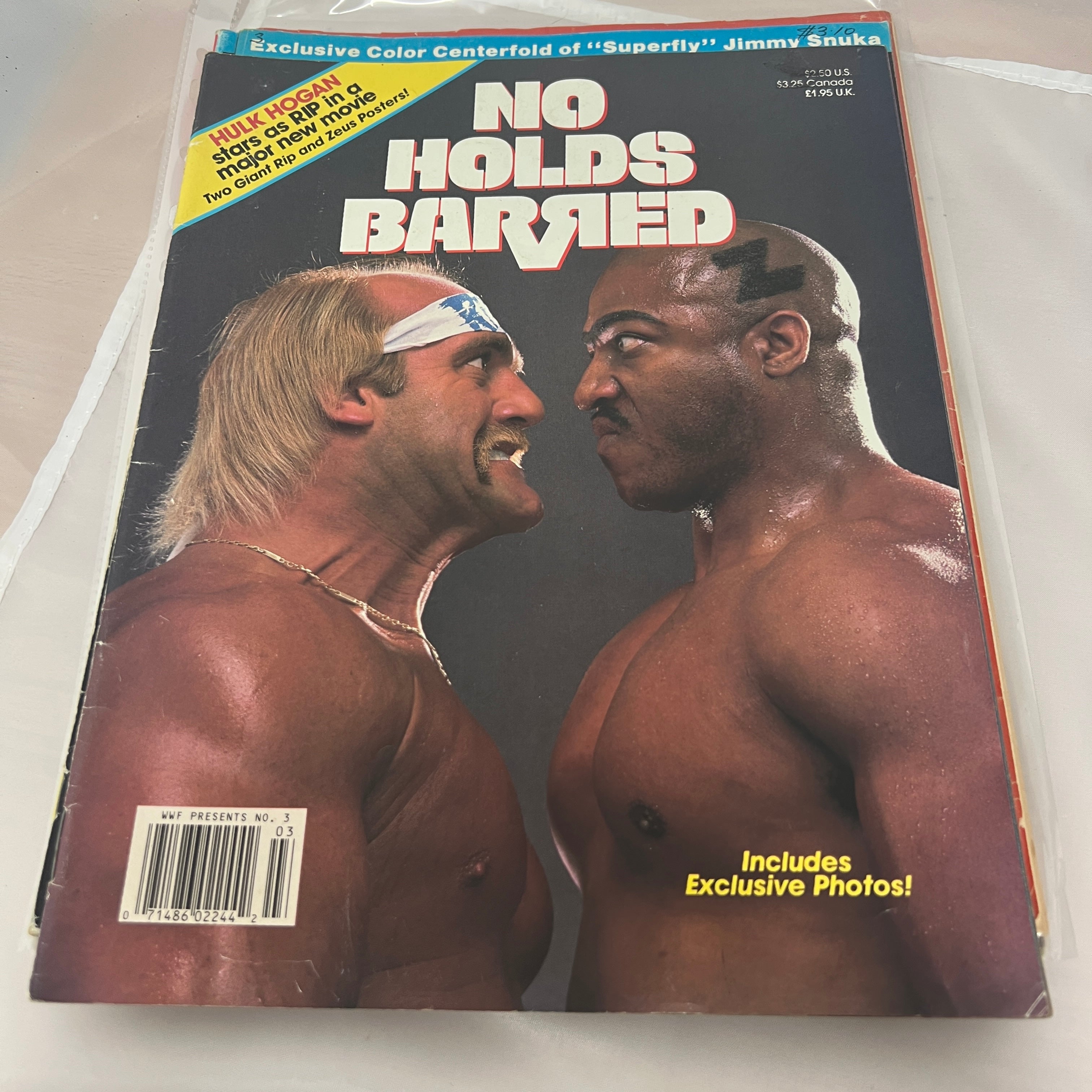 No Holds Barred WWE WWF Magazine Retro Collectable Merchandise