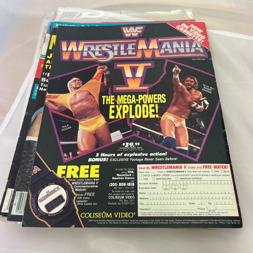 No Holds Barred WWE WWF Magazine Retro Collectable Merchandise