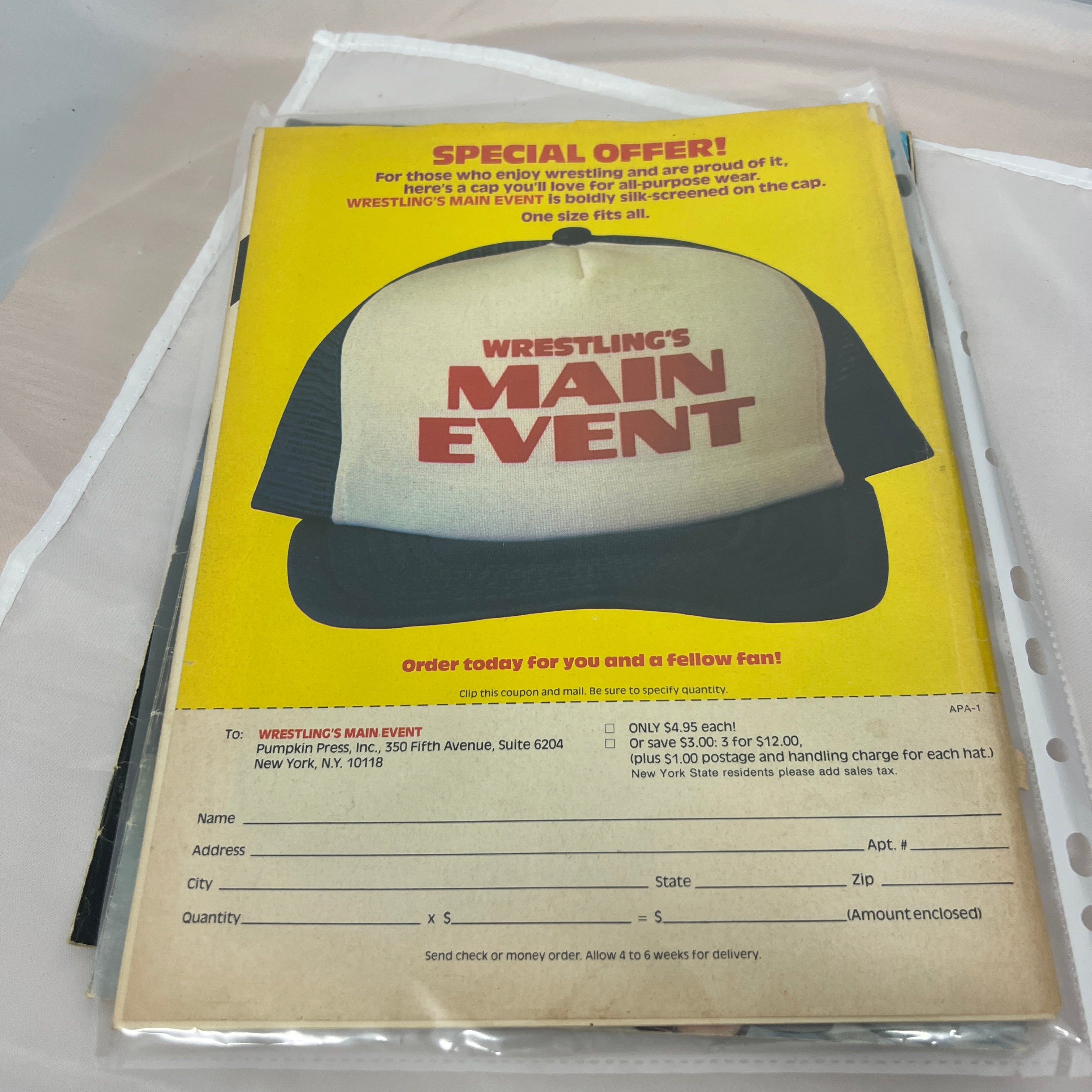 1982 Photo Album WWE WWF Magazine Retro Collectable Merchandise