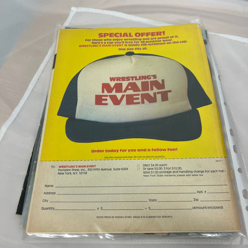 1982 Photo Album WWE WWF Magazine Retro Collectable Merchandise